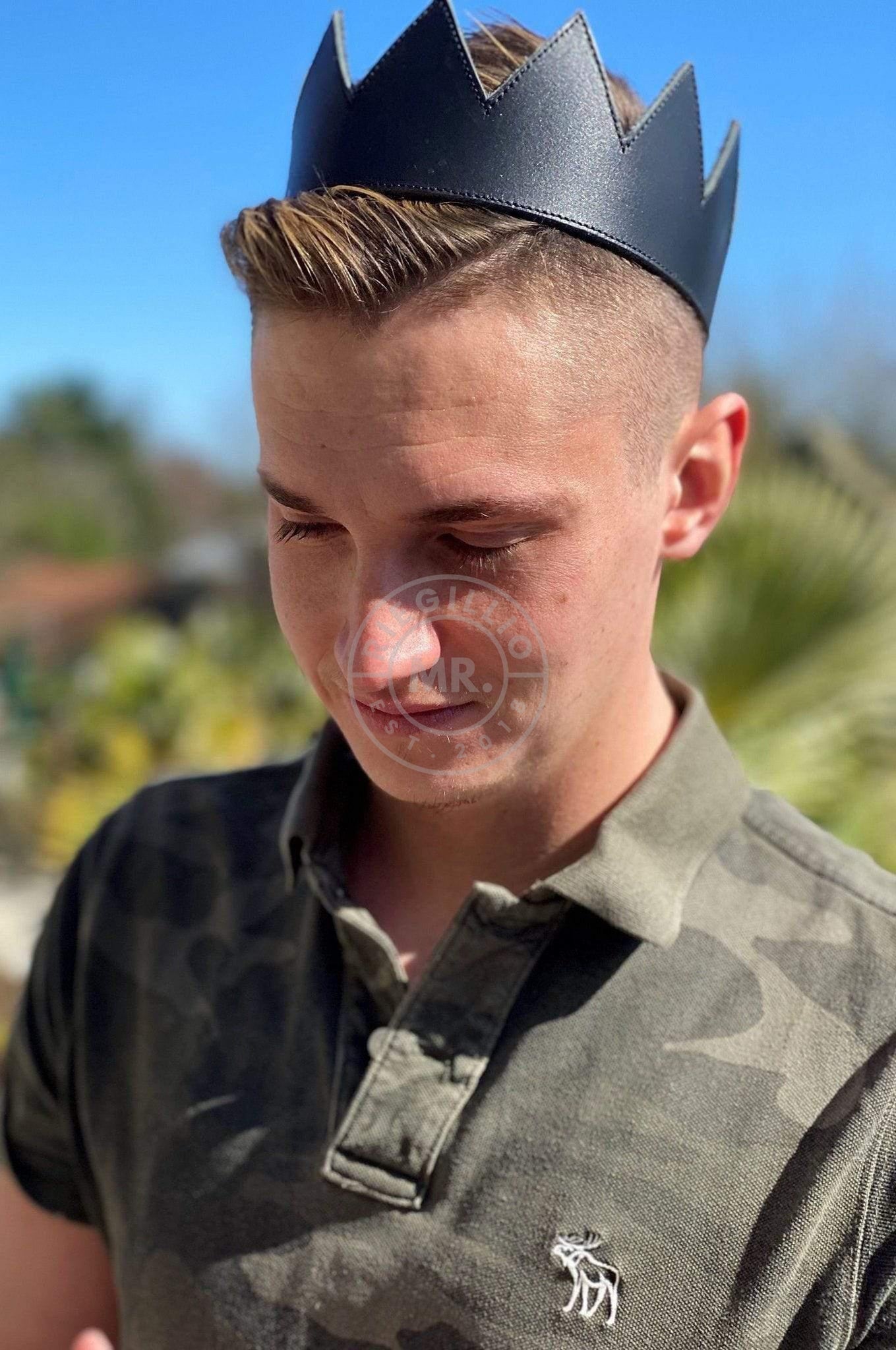 Black Leather crown at MR. Riegillio