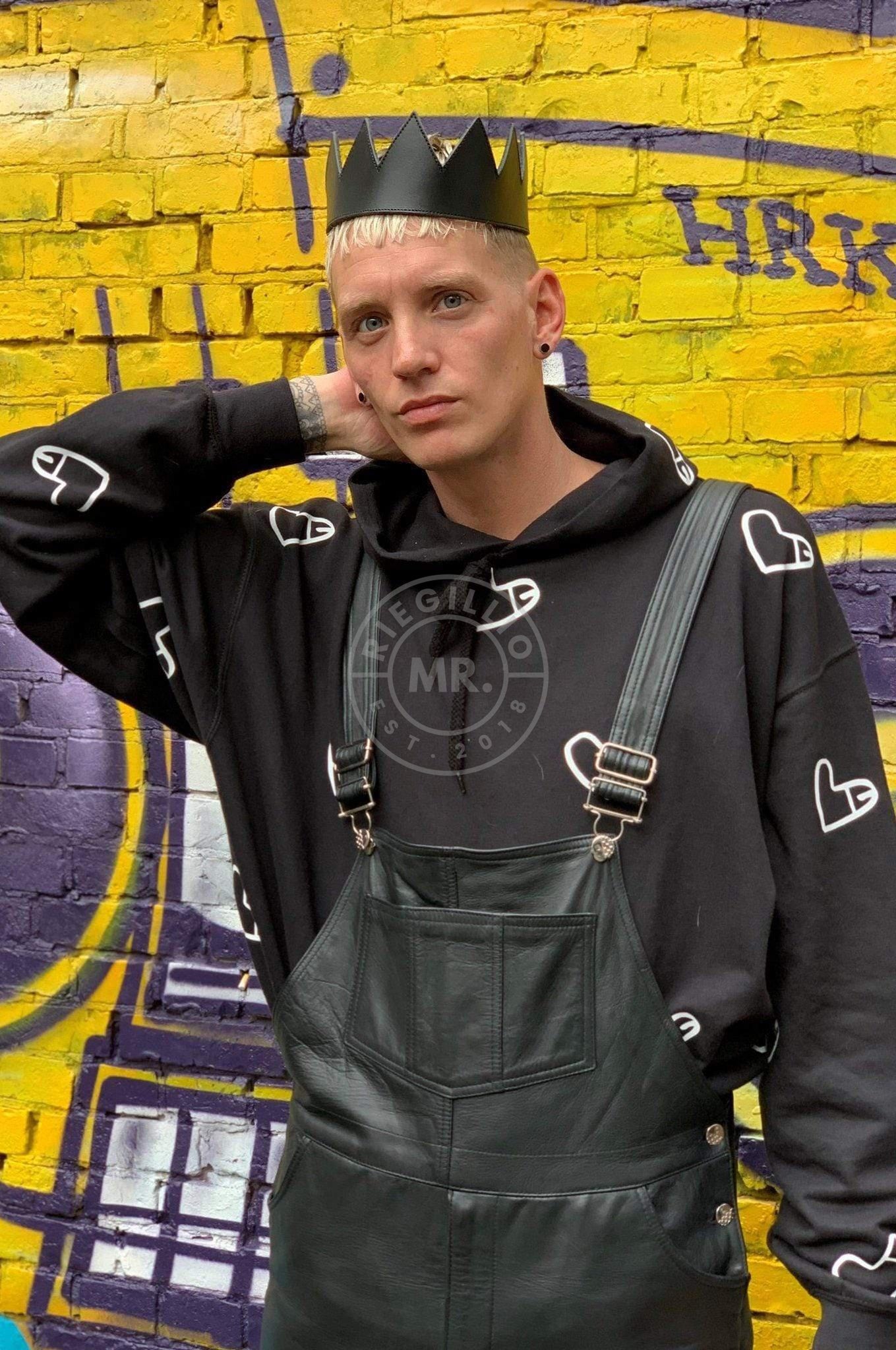 Black Leather crown at MR. Riegillio