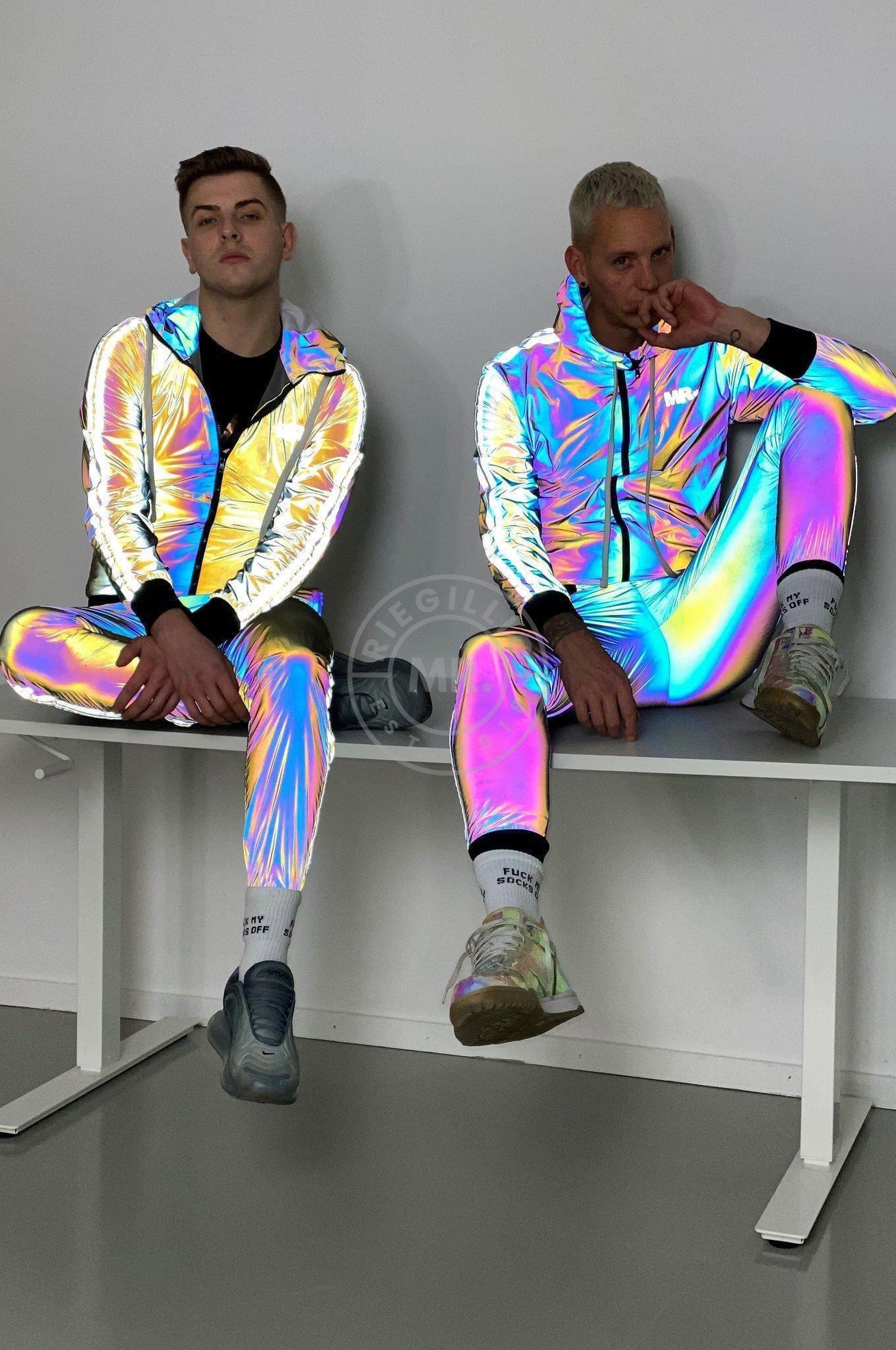 Reflective Tracksuit Jacket Blue at MR. Riegillio
