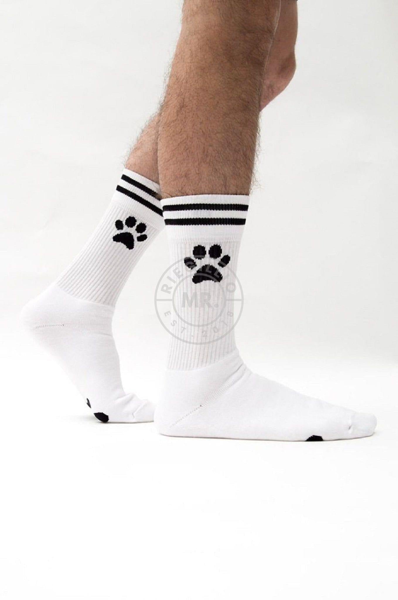 Sk8erboy PUPPY Socks White at MR. Riegillio
