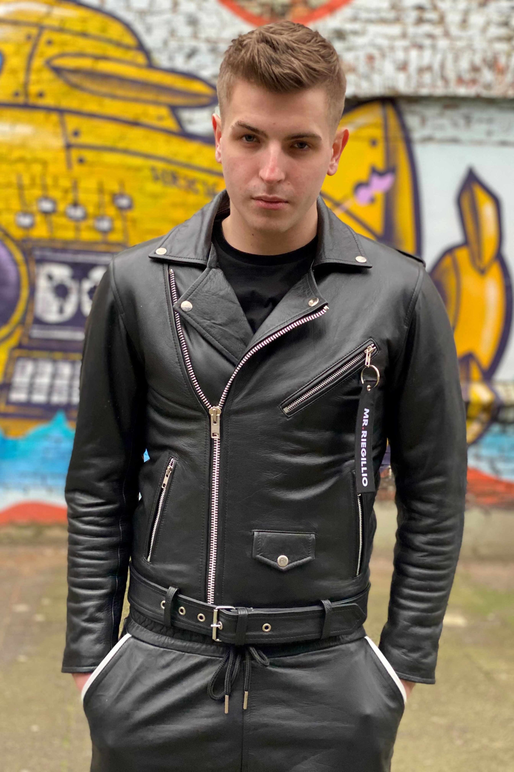 Shop gay leather jackets in the best designs | MR. Riegillio