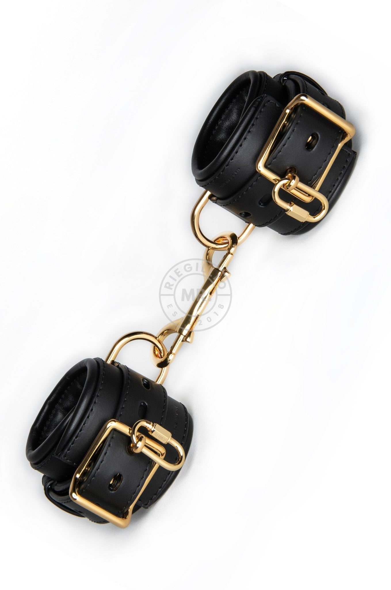 SIRAINER Leather Cuffs - Gold at MR. Riegillio