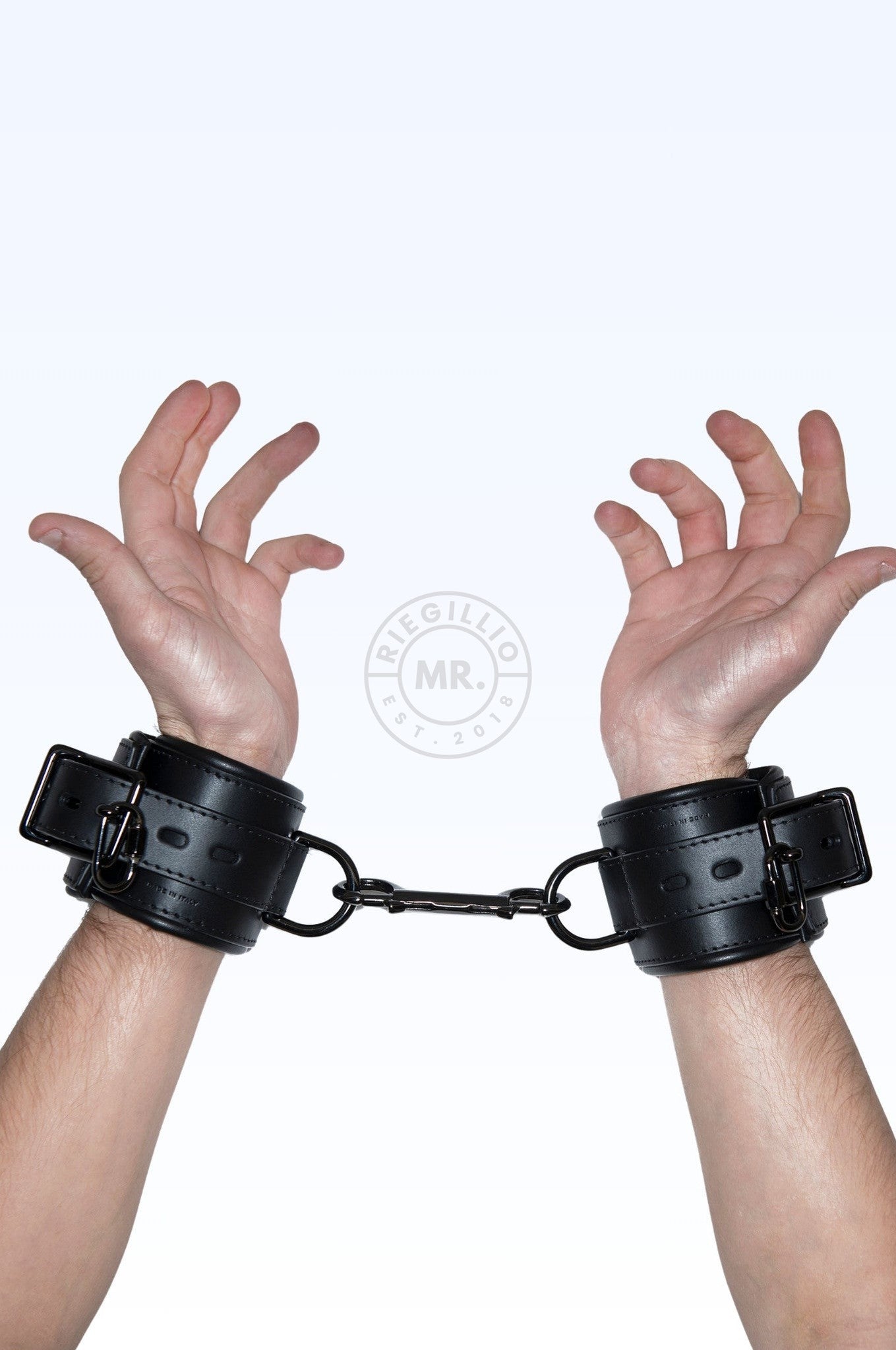 SIRAINER Leather Cuffs - Black at MR. Riegillio