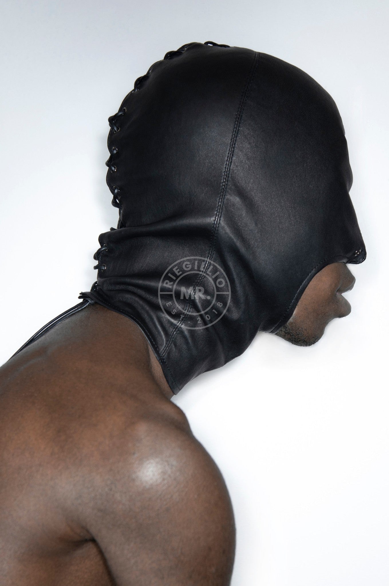 SIRAINER Leather Hood - Open Mouth at MR. Riegillio