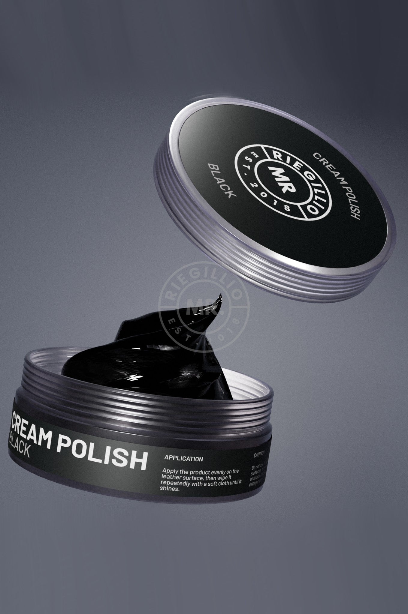 MR. Riegillio Leather Wax Polish - Black at MR. Riegillio