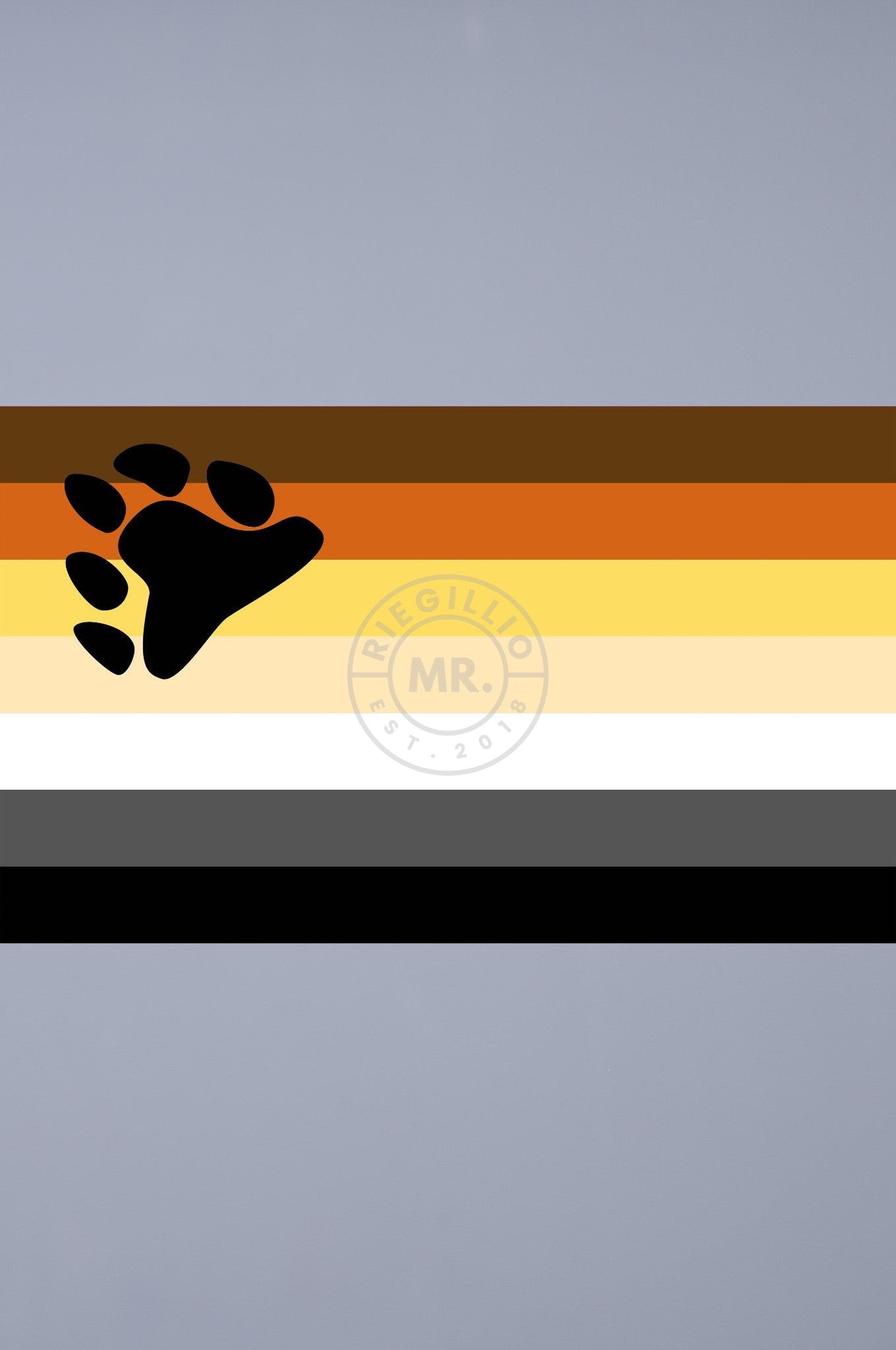 Pride Flag - Bear - 90 x 150 cm at MR. Riegillio