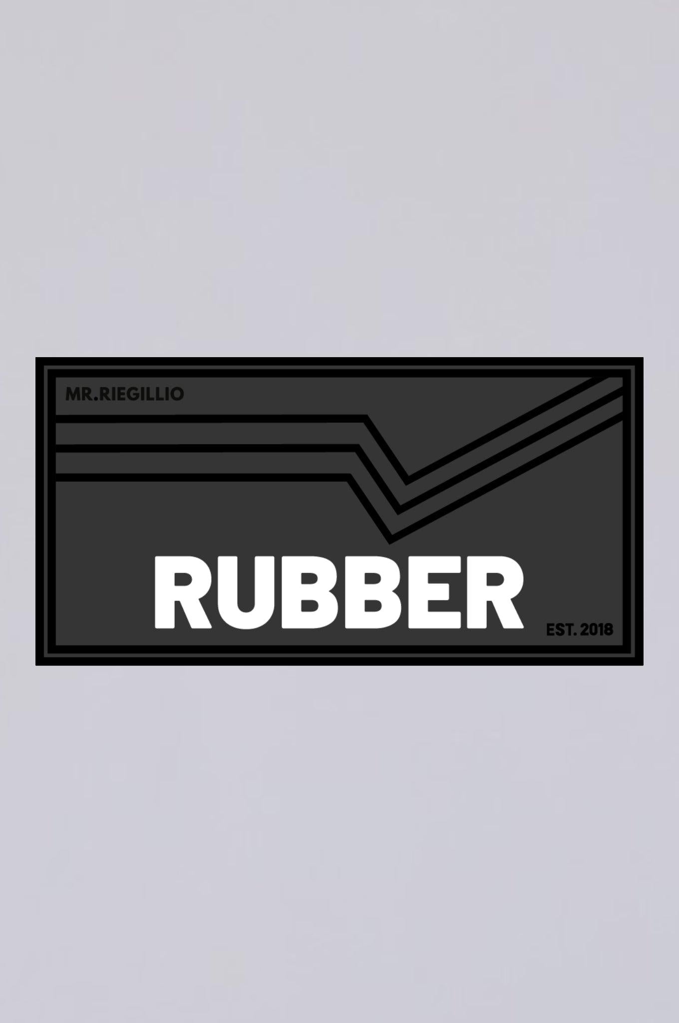 Rubber Velcro Patch - RUBBER - White at MR. Riegillio