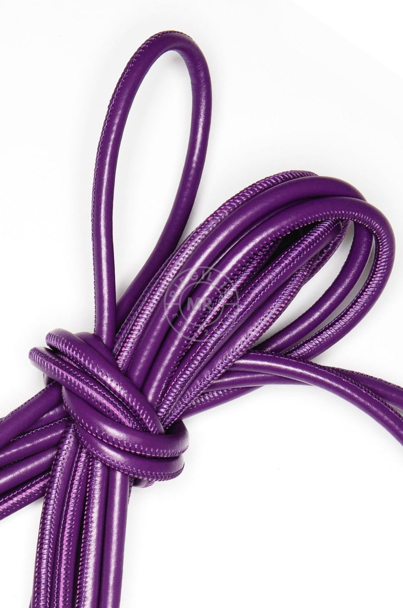 SIRAINER Purple Leather Shibari Rope at MR. Riegillio