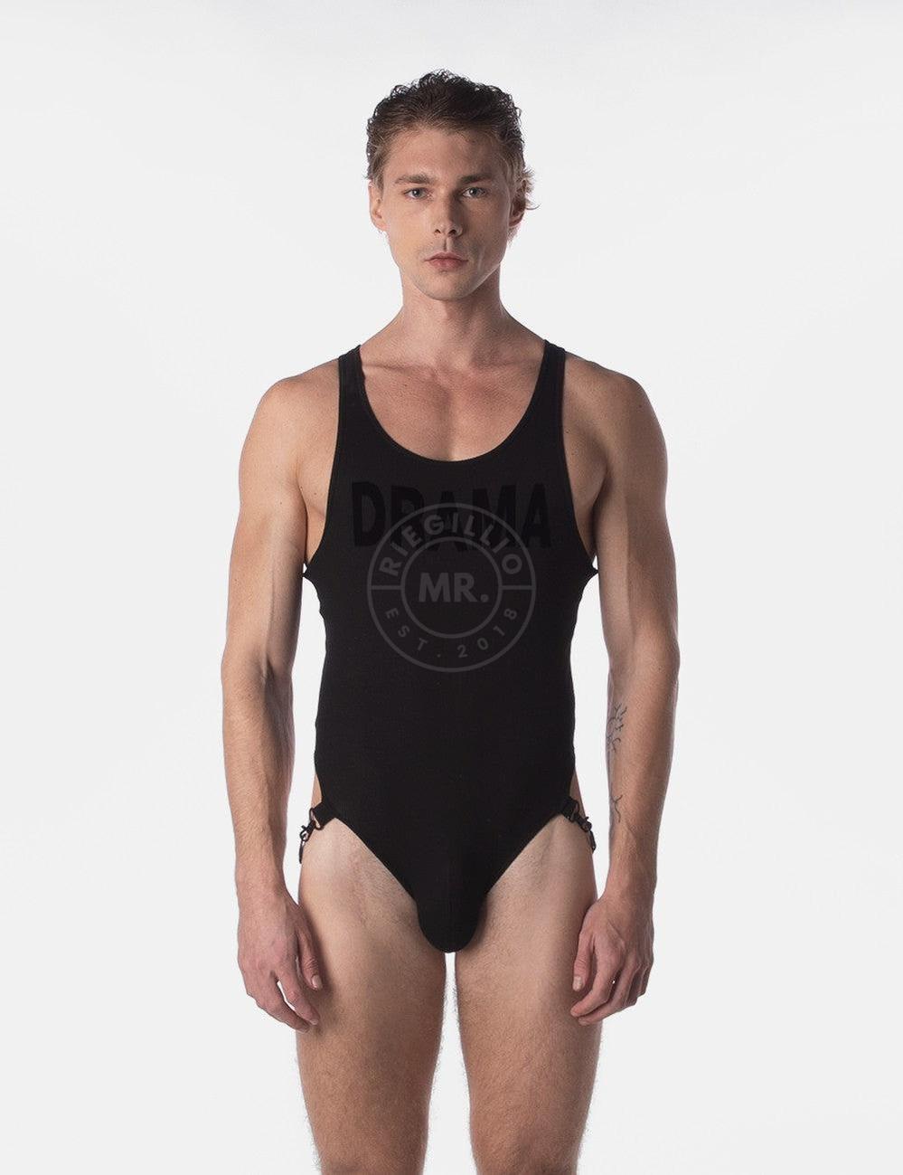 Barcode Rib Body Drama - Black at MR. Riegillio