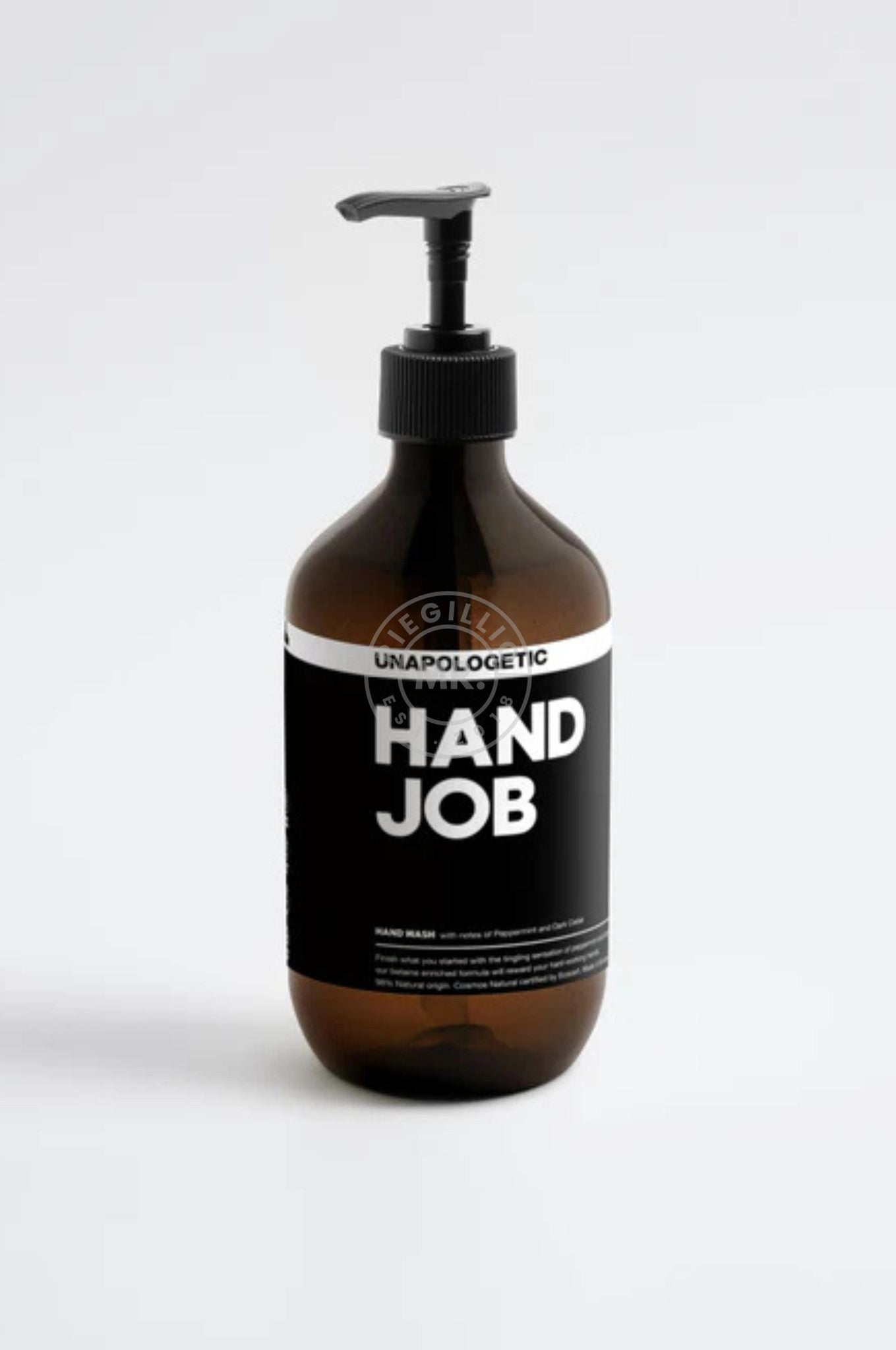 HANDJOB - Peppermint & Dark Cedar Hand Wash at MR. Riegillio