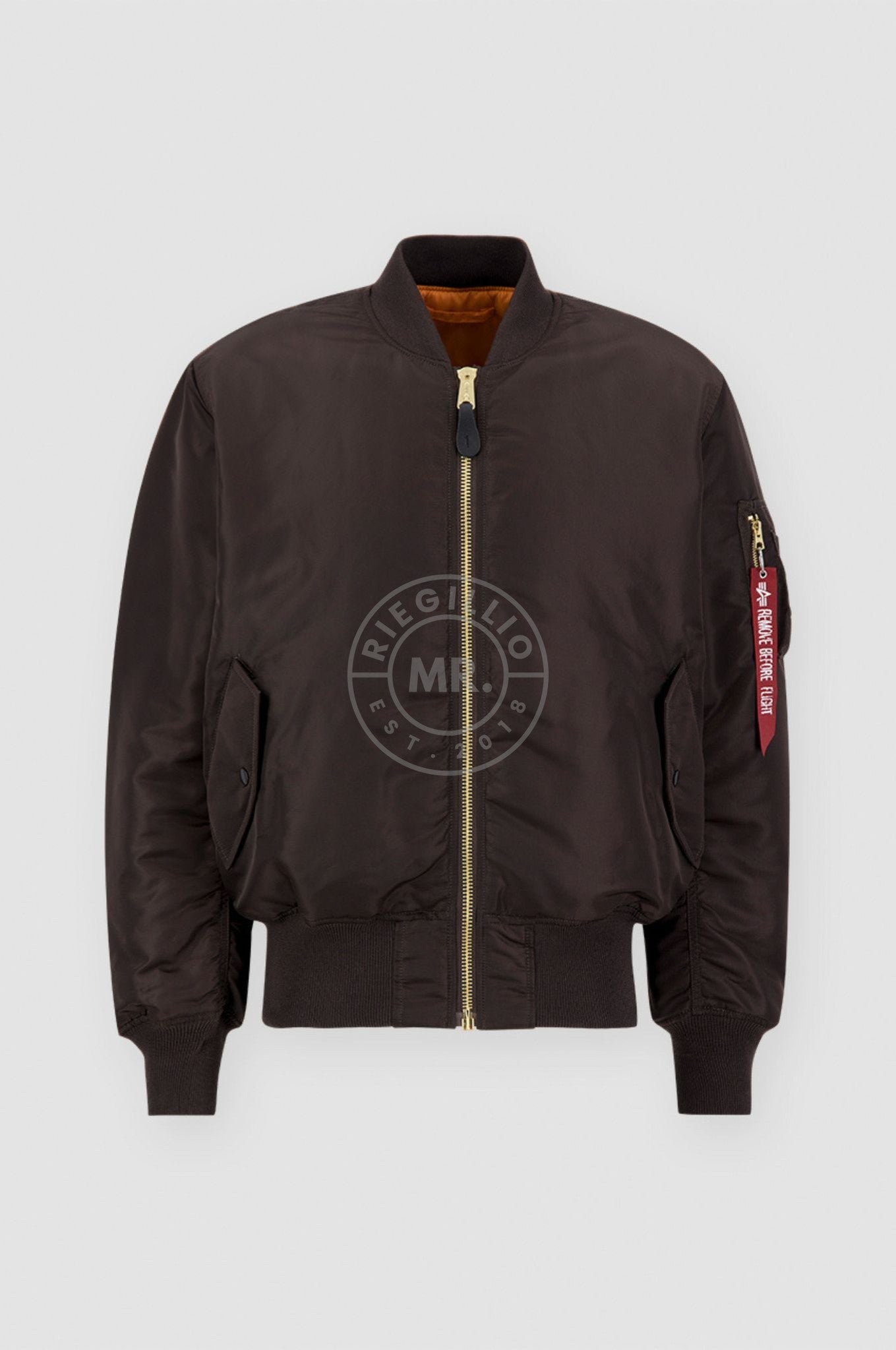 Alpha Industries MA-1 Bomber Jacket - Hunter Brown