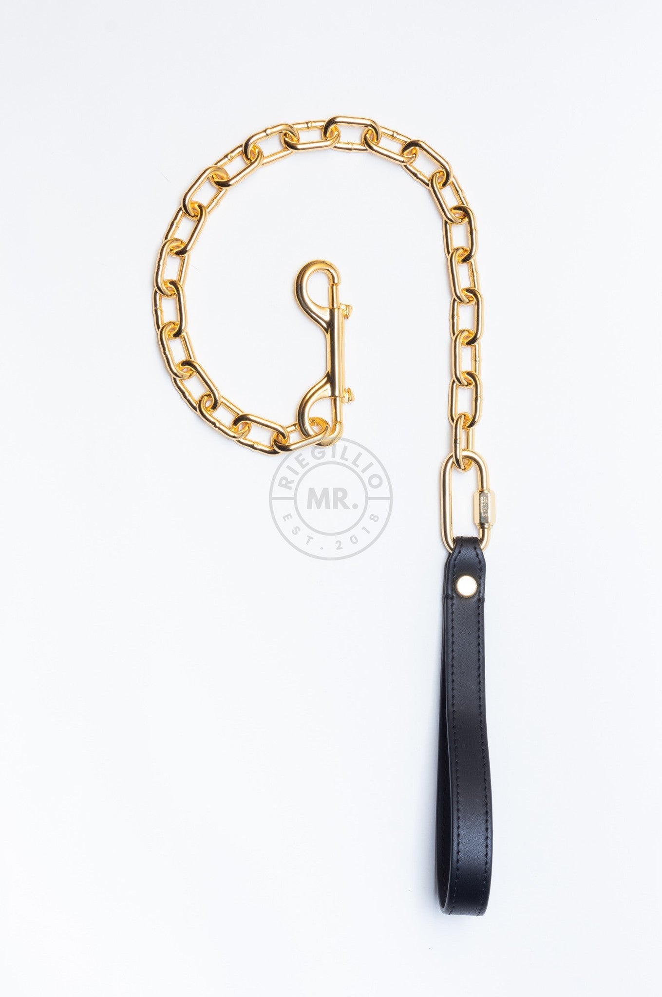 SIRAINER Chain Leash - Gold at MR. Riegillio