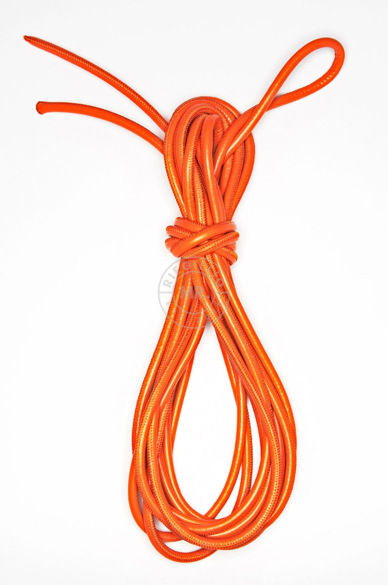 SIRAINER Orange Leather Shibari Rope at MR. Riegillio