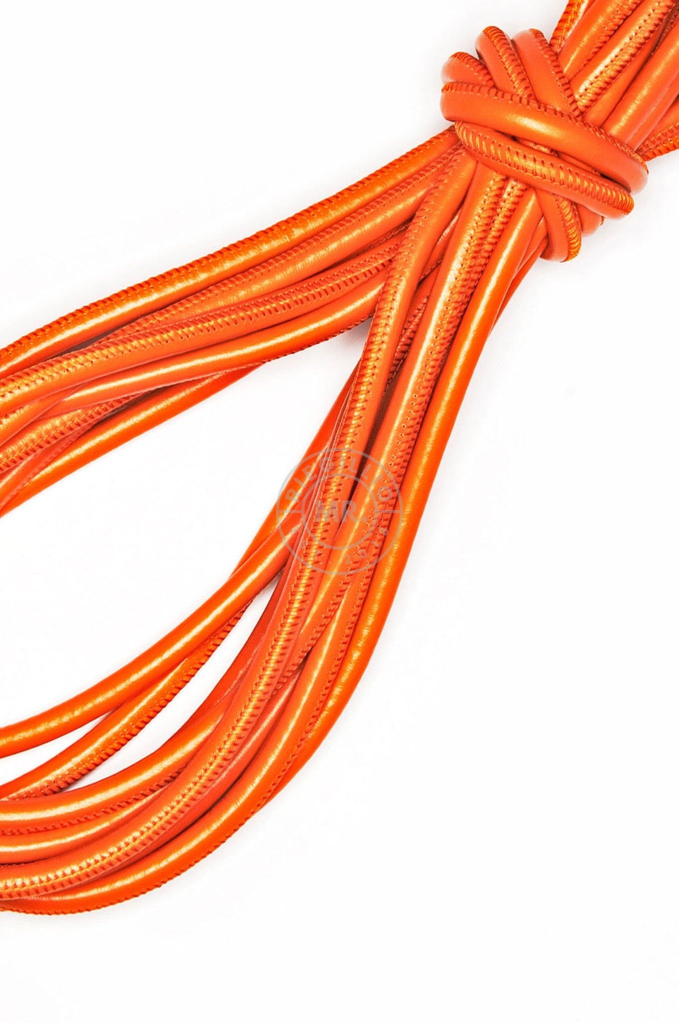 SIRAINER Orange Leather Shibari Rope at MR. Riegillio