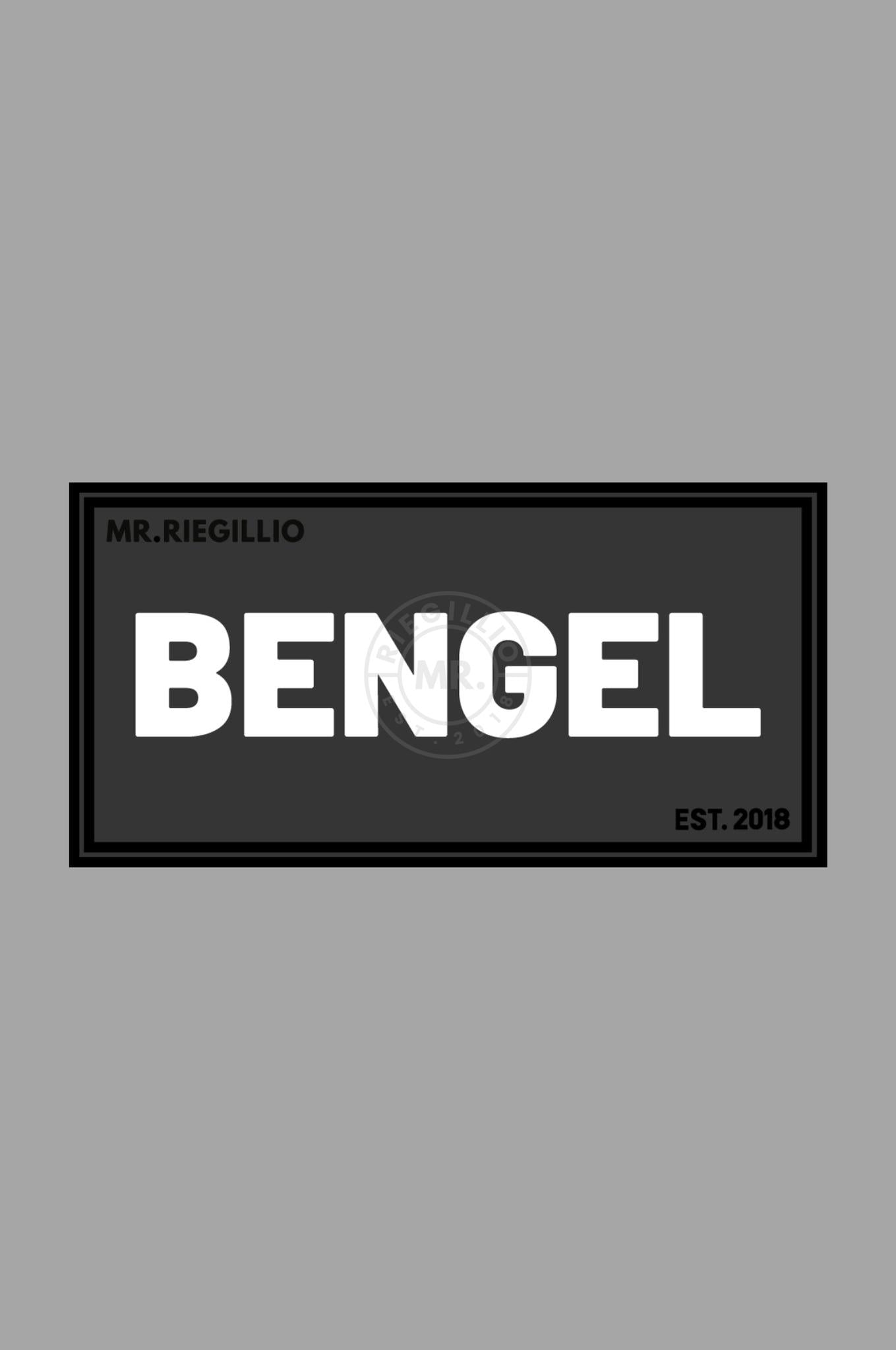 Rubber Velcro Patch - BENGEL - White at MR. Riegillio