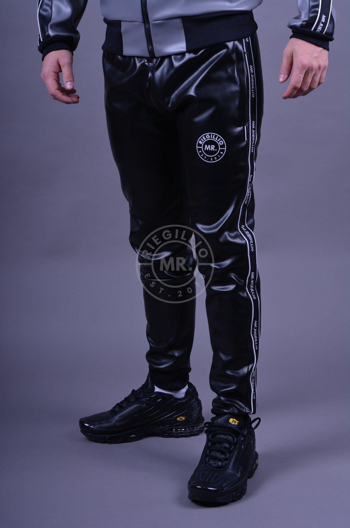 MR. TRICOLOR Tracksuit Pants - Logo Trim at MR. Riegillio