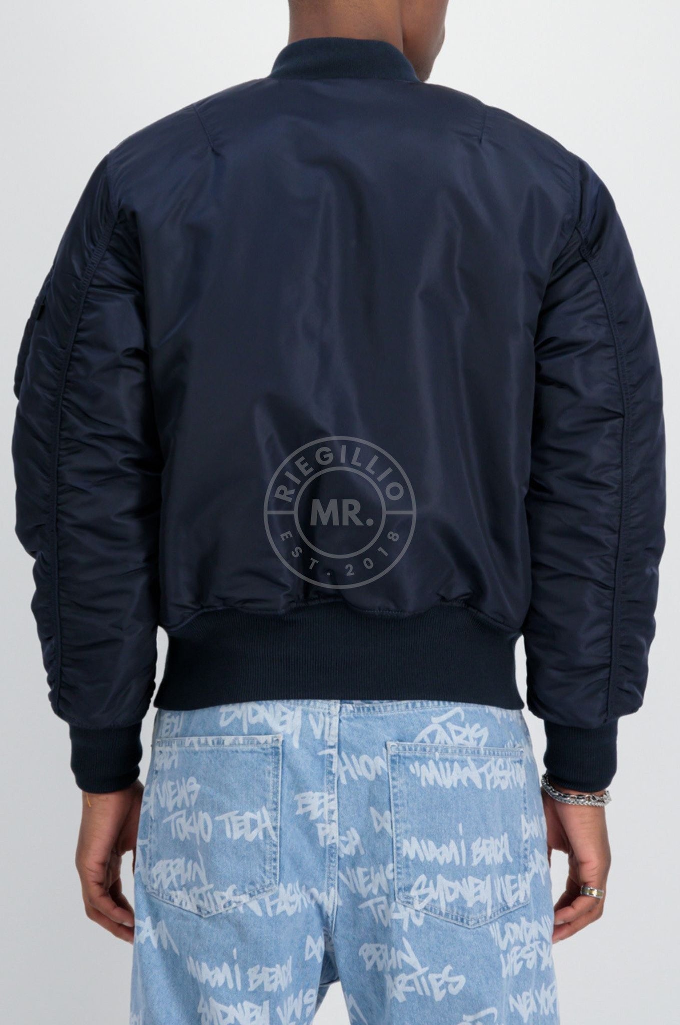 Alpha Industries MA-1 Bomber Jacket - Rep. Blue