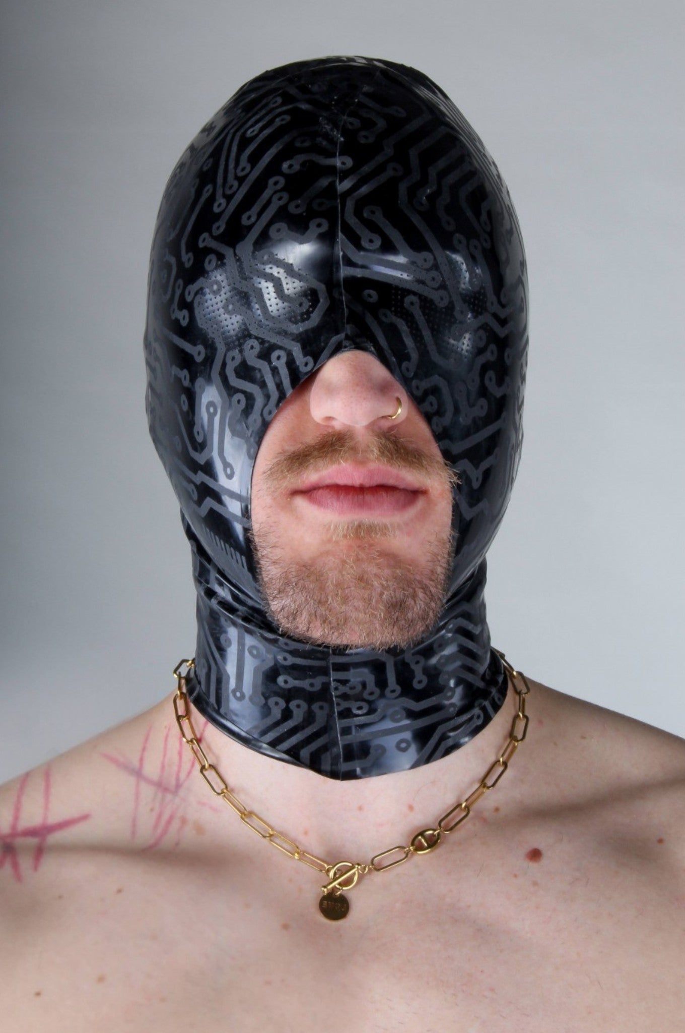 Rubber Micro Perforated Hood - Open Mouth CIRCUIT