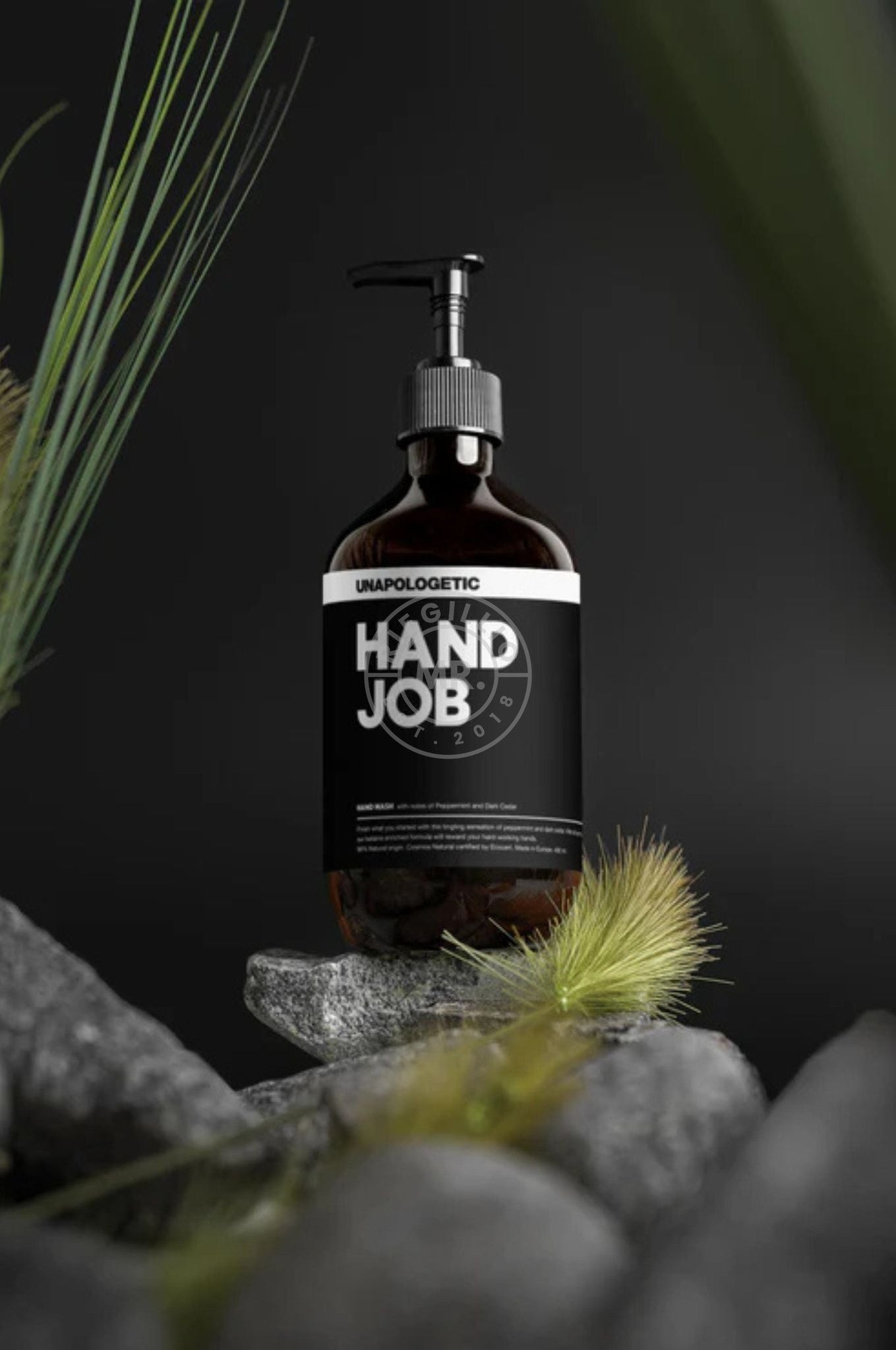 HANDJOB - Peppermint & Dark Cedar Hand Wash at MR. Riegillio