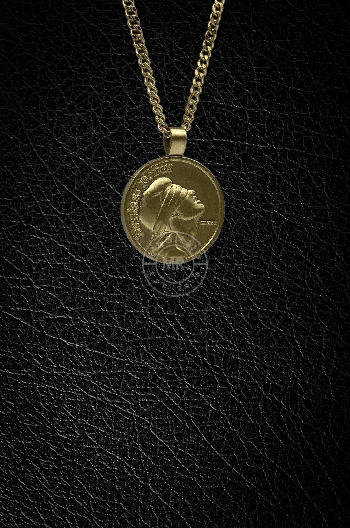 Master of the House Pendant Surrender - Gold at MR. Riegillio