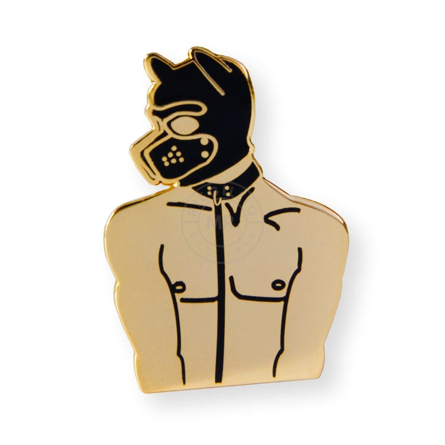 Master of the House Pin - PUPPY ON LEASH at MR. Riegillio