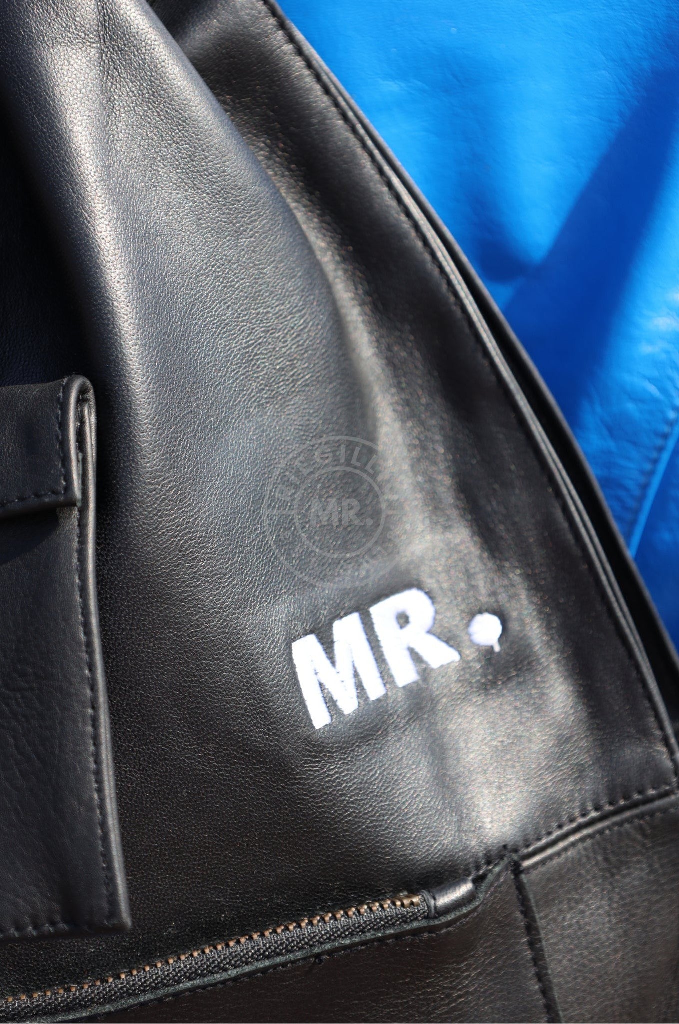 Leather Backpack Full Black at MR. Riegillio
