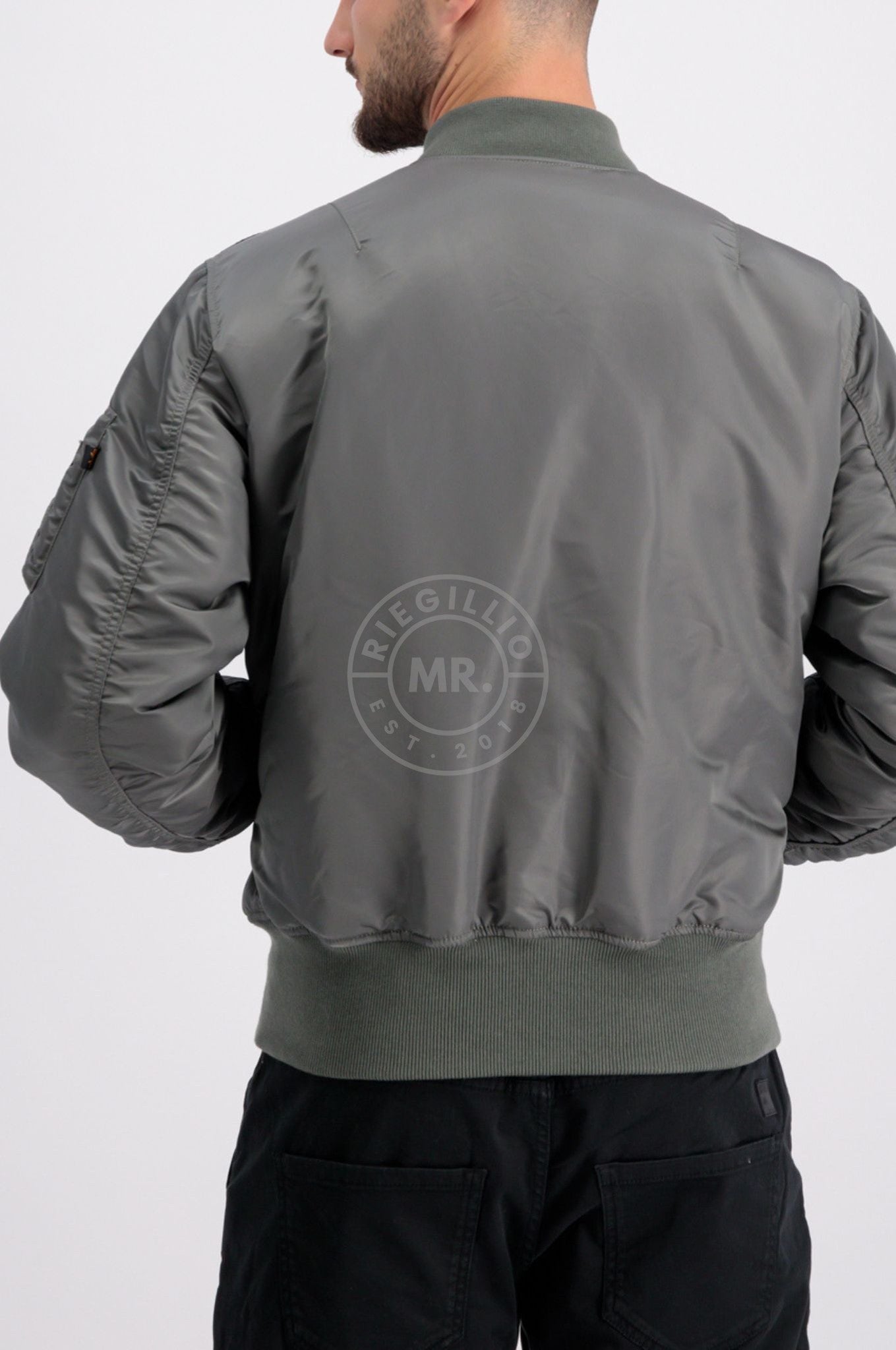 Alpha Industries MA-1 Bomber Jacket - Vintage Green at MR. Riegillio