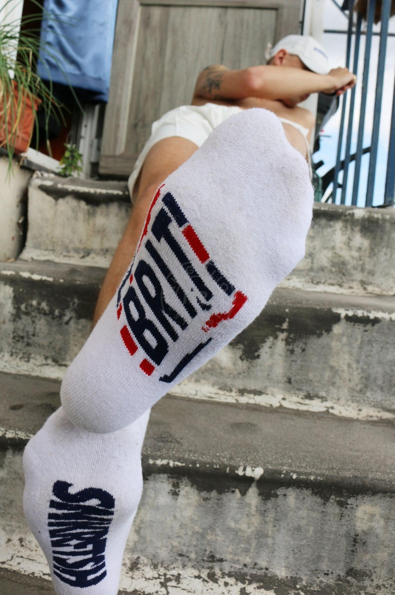 SNKRFTSH X Hung Young Brit Socks at MR. Riegillio