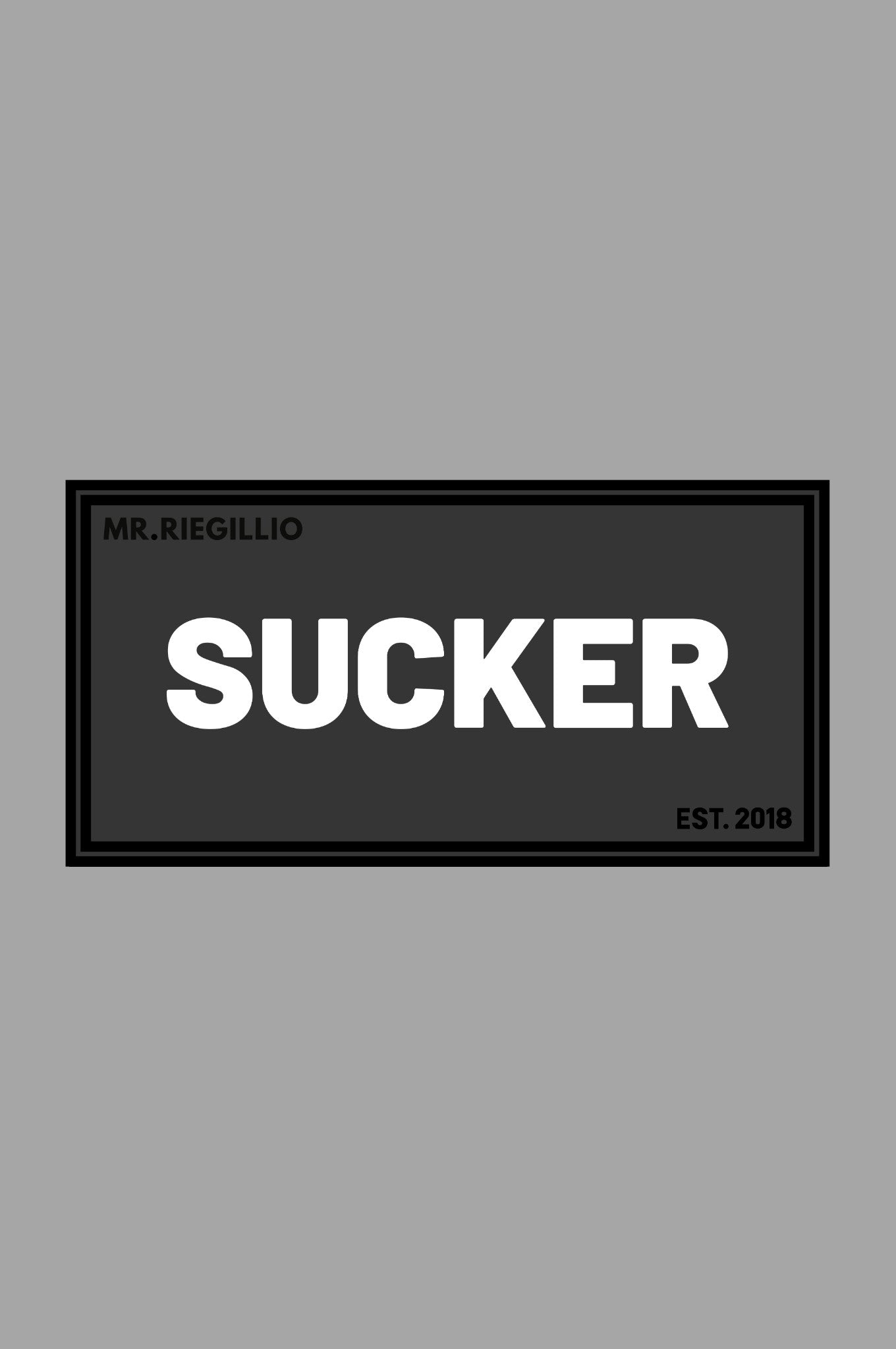 Rubber Velcro Patch - SUCKER