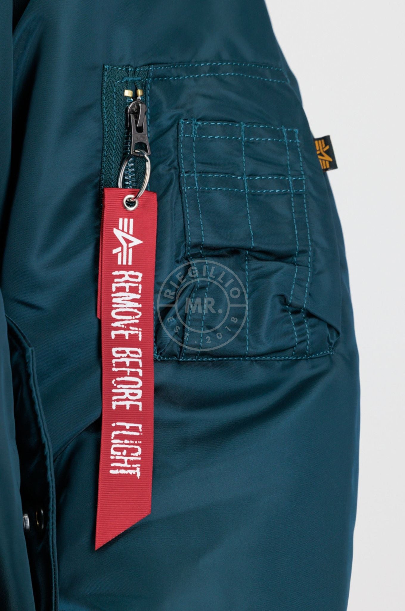 Alpha Industries MA-1 Bomber Jacket - Navy at MR. Riegillio