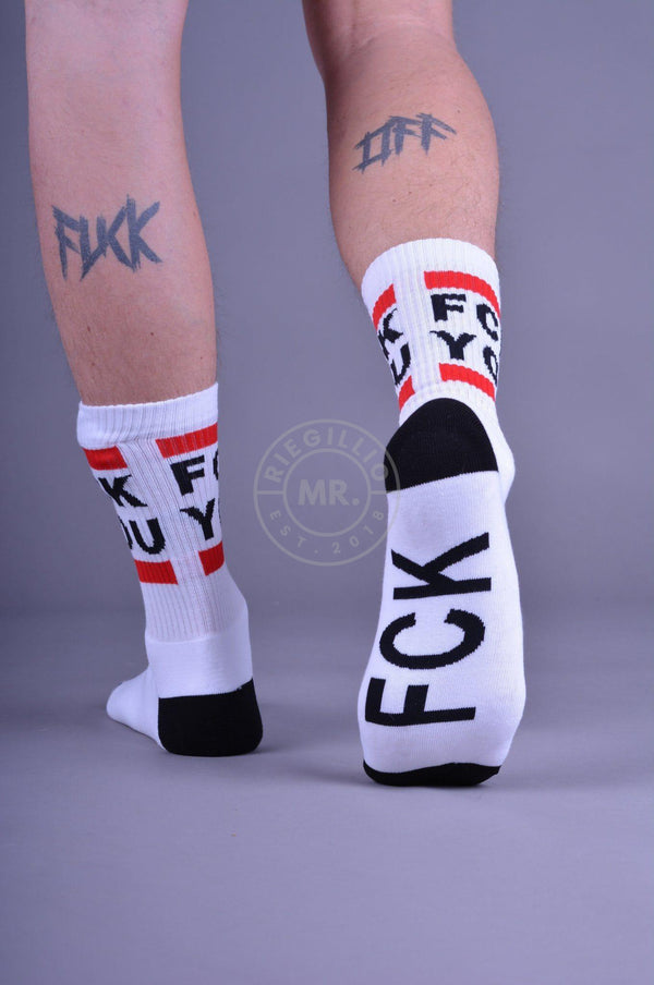 Sk8erboy FCK YOU Socks at MR. Riegillio