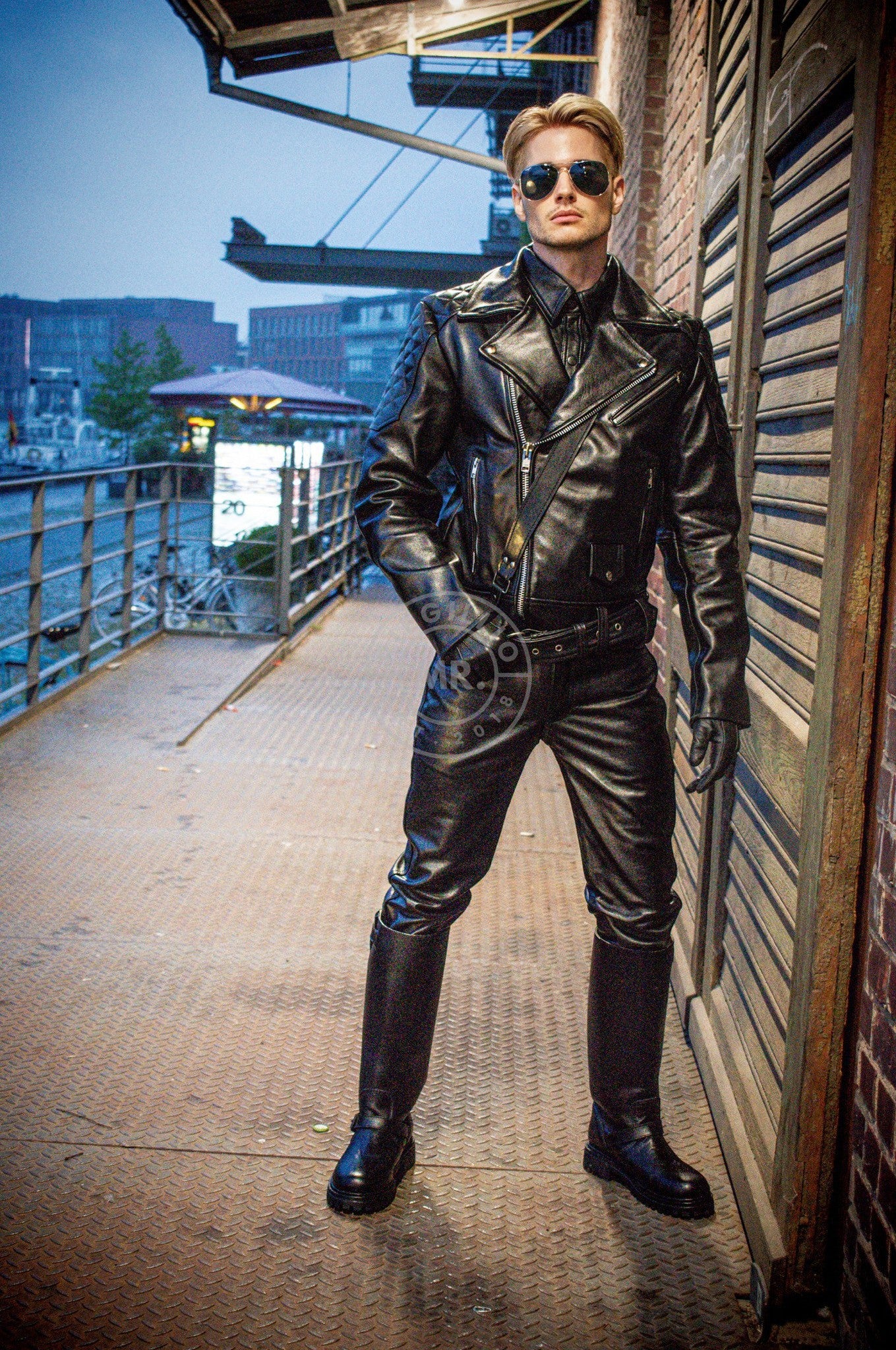 Leather Uniform Jacket at MR. Riegillio