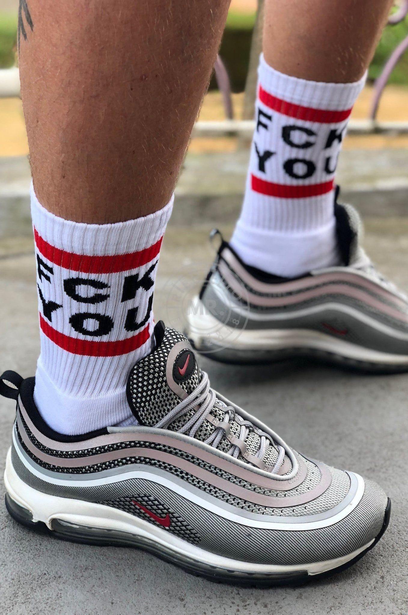 Sk8erboy FCK YOU Socks at MR. Riegillio