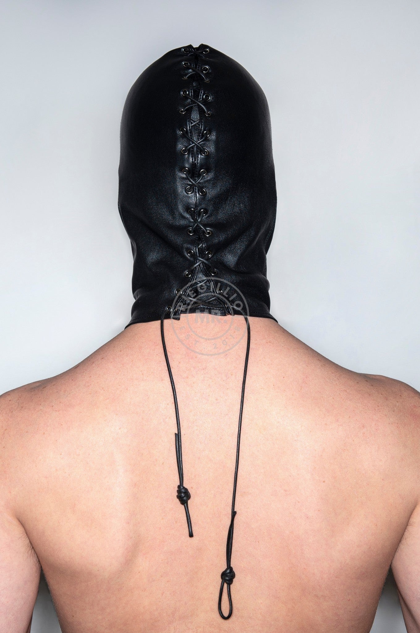 SIRAINER Leather Hood - Open Eyes & Mouth at MR. Riegillio