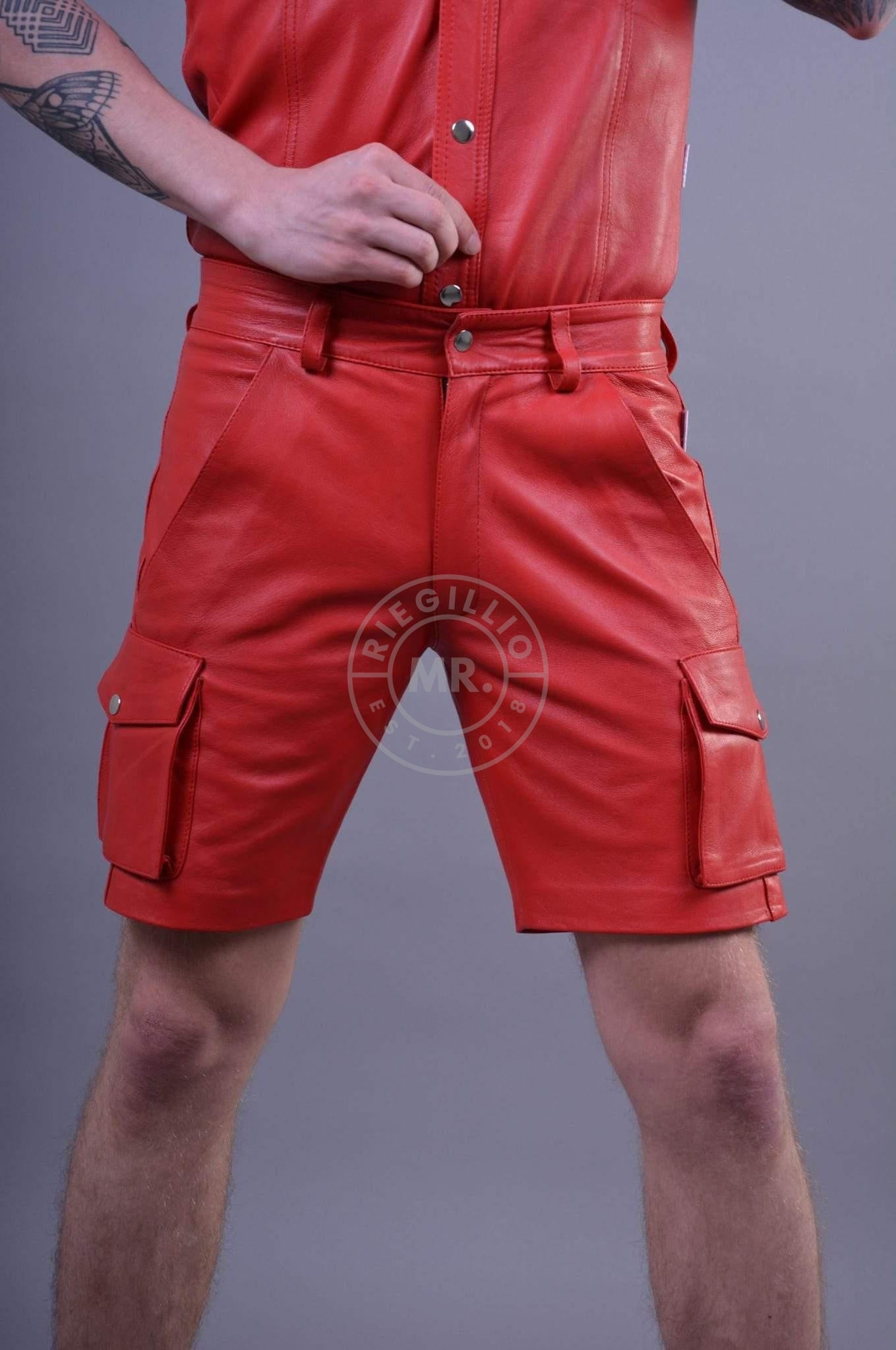 Red combat clearance shorts