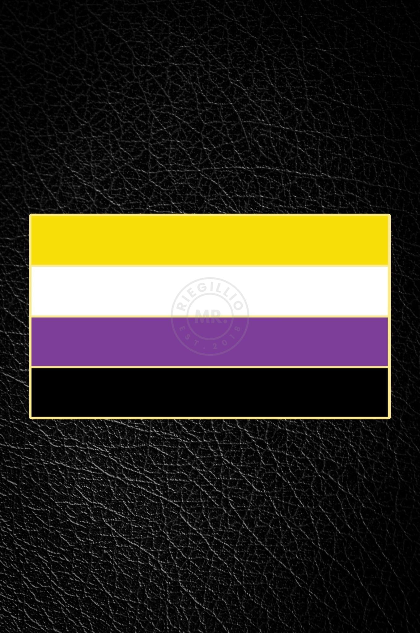Master of the House Pin - NON-BINARY FLAG at MR. Riegillio