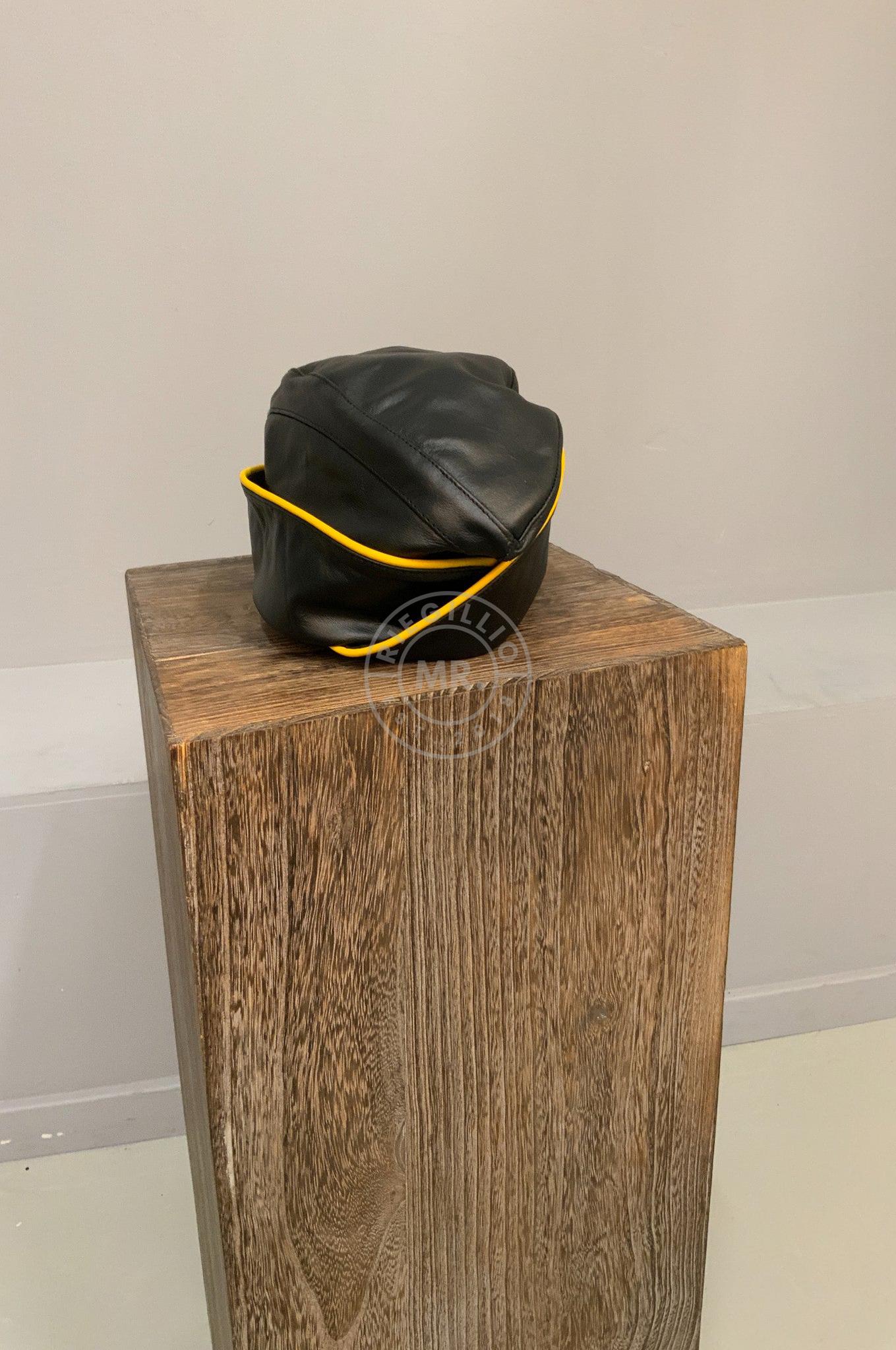 #119 Leather Cap at MR. Riegillio