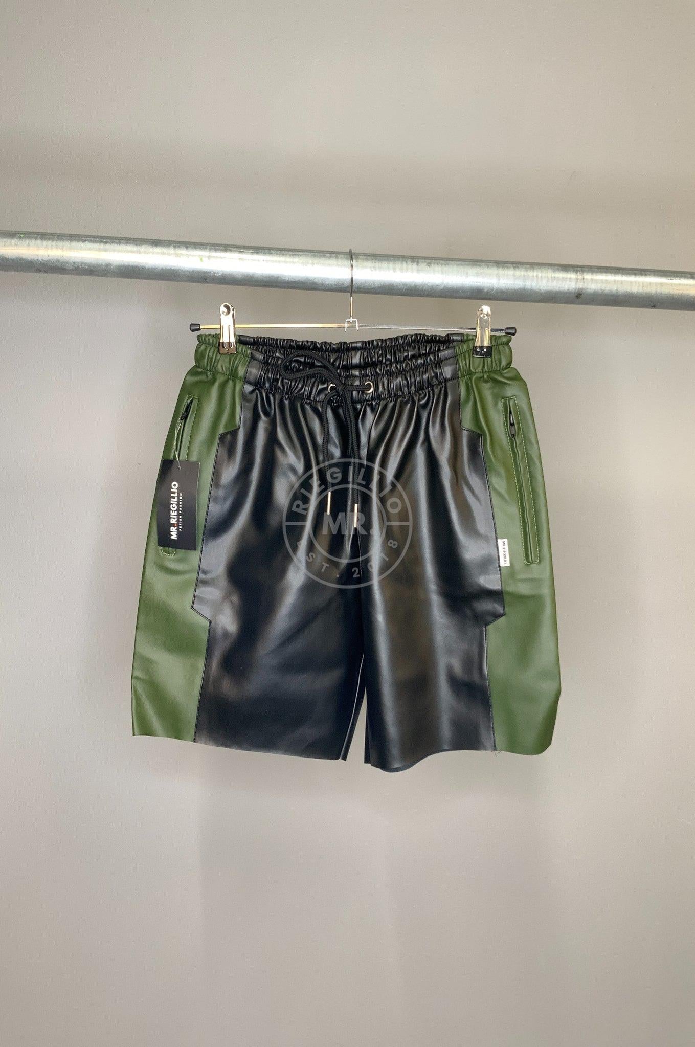 #228 Faux Leather Short at MR. Riegillio