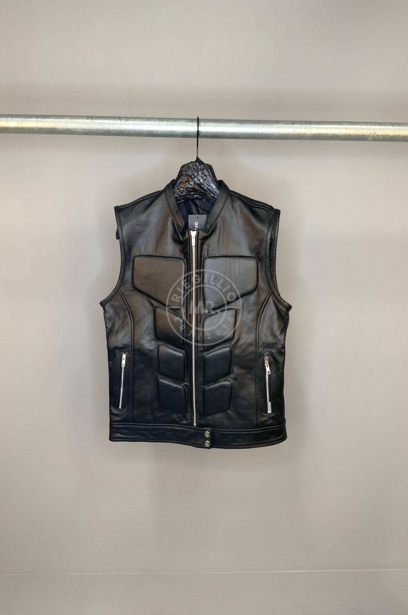 #268 Leather Vest at MR. Riegillio