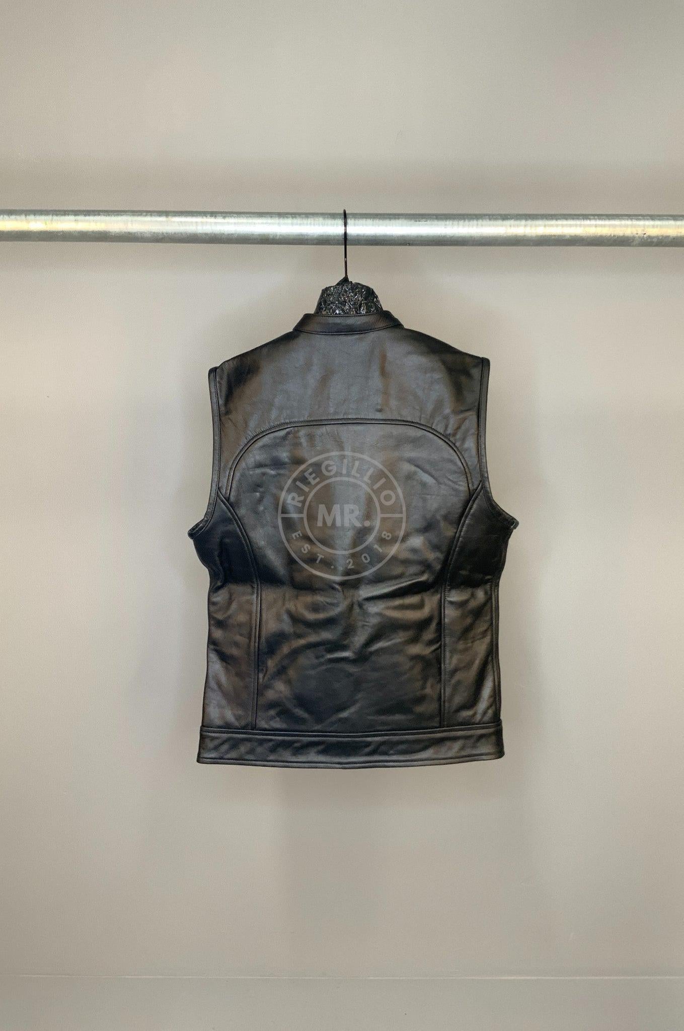 #268 Leather Vest at MR. Riegillio