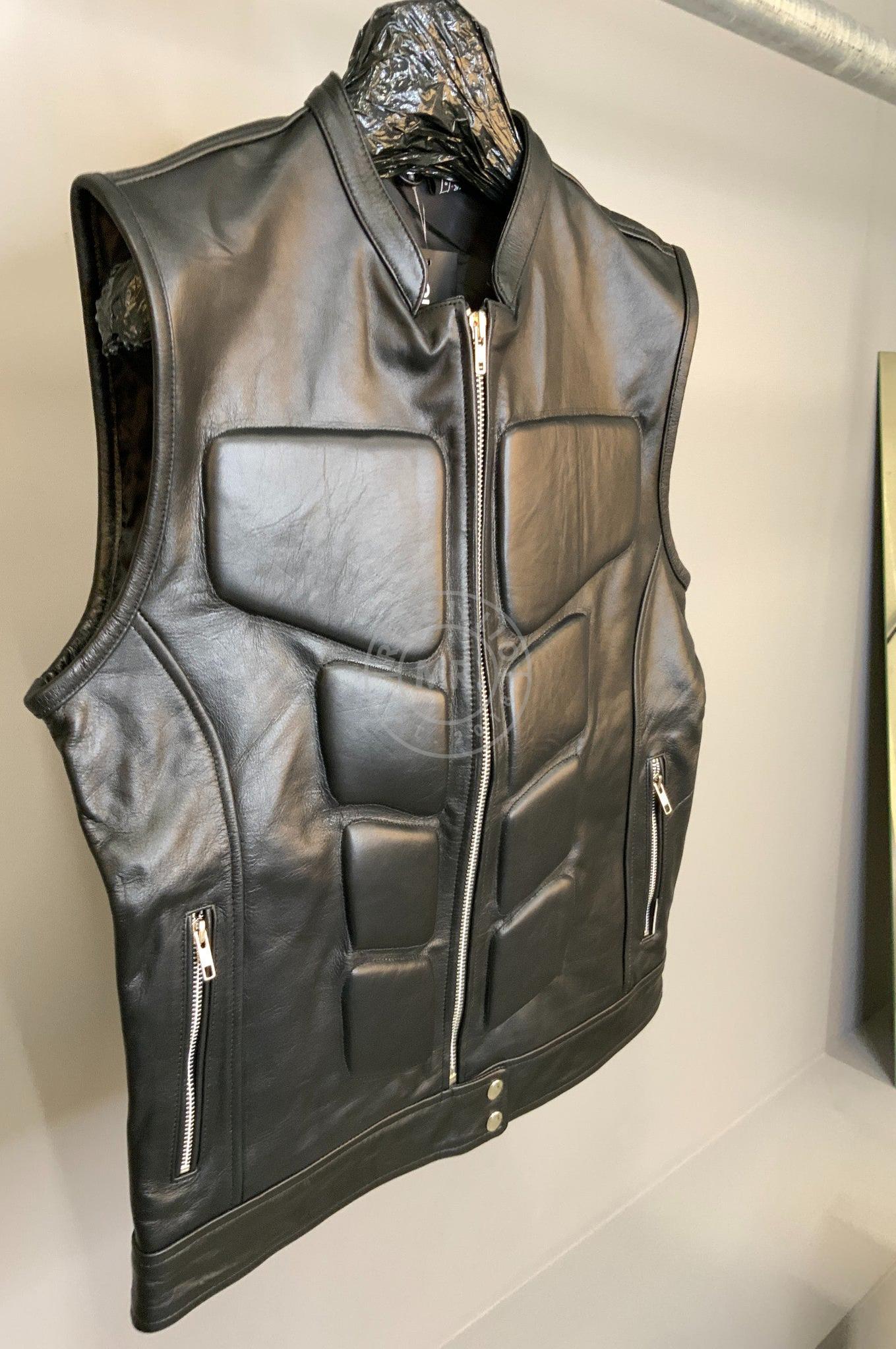 #268 Leather Vest at MR. Riegillio