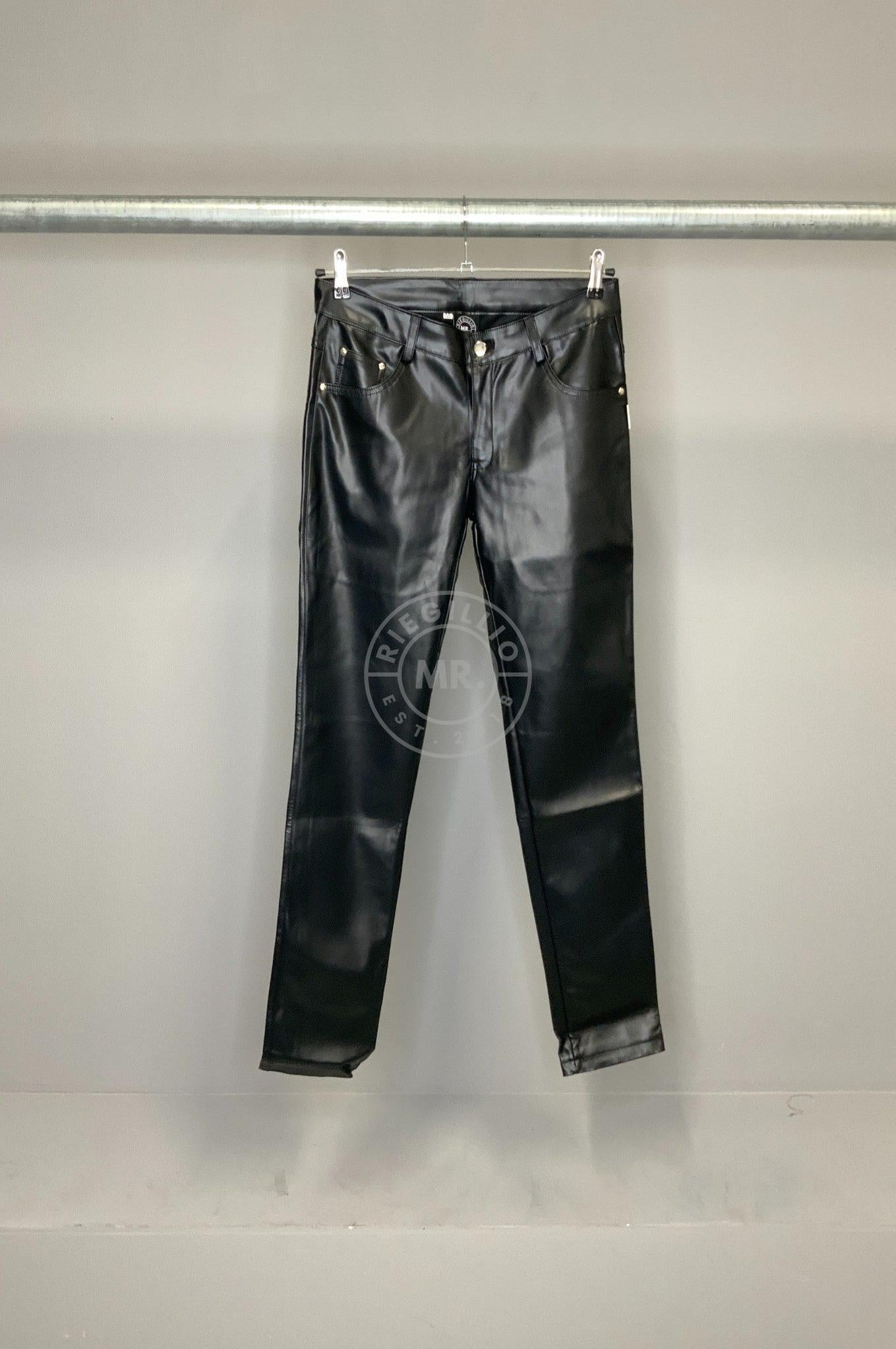 #317 Faux Leather Pants at MR. Riegillio