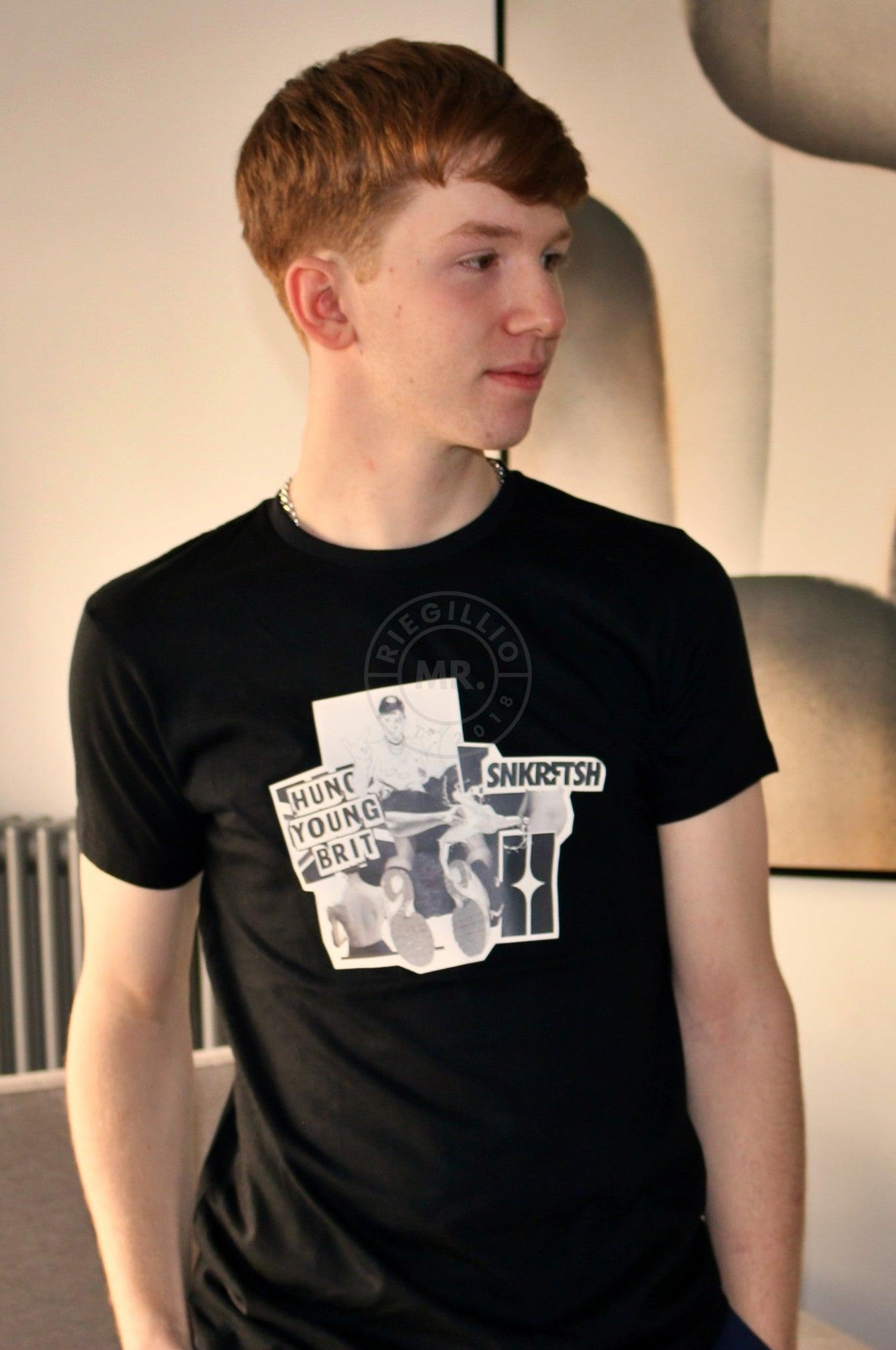 SNKRFTSH X Hung Young Brit T-Shirt - Black at MR. Riegillio