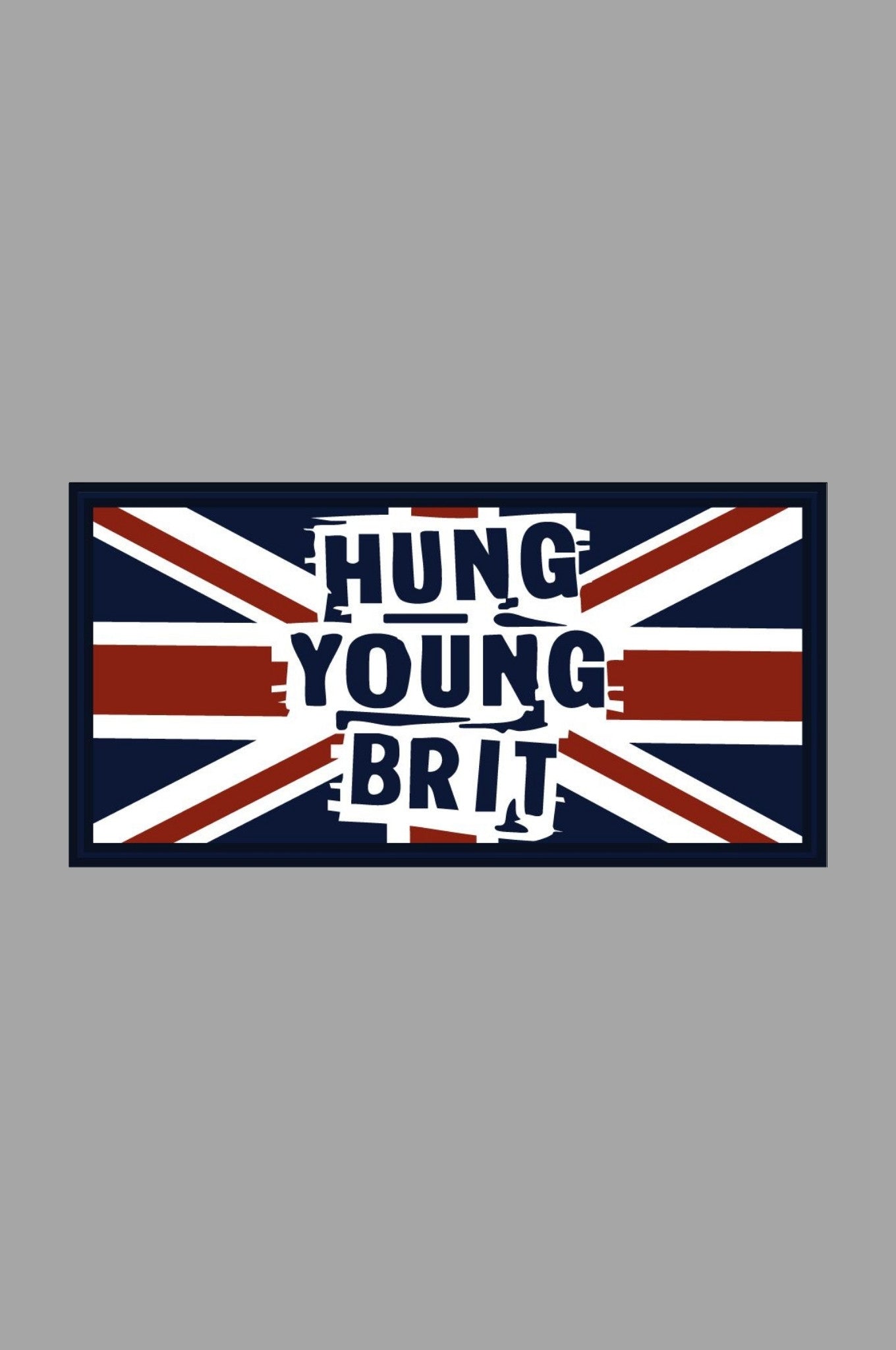 Rubber Velcro Patch - Hung Young Brit