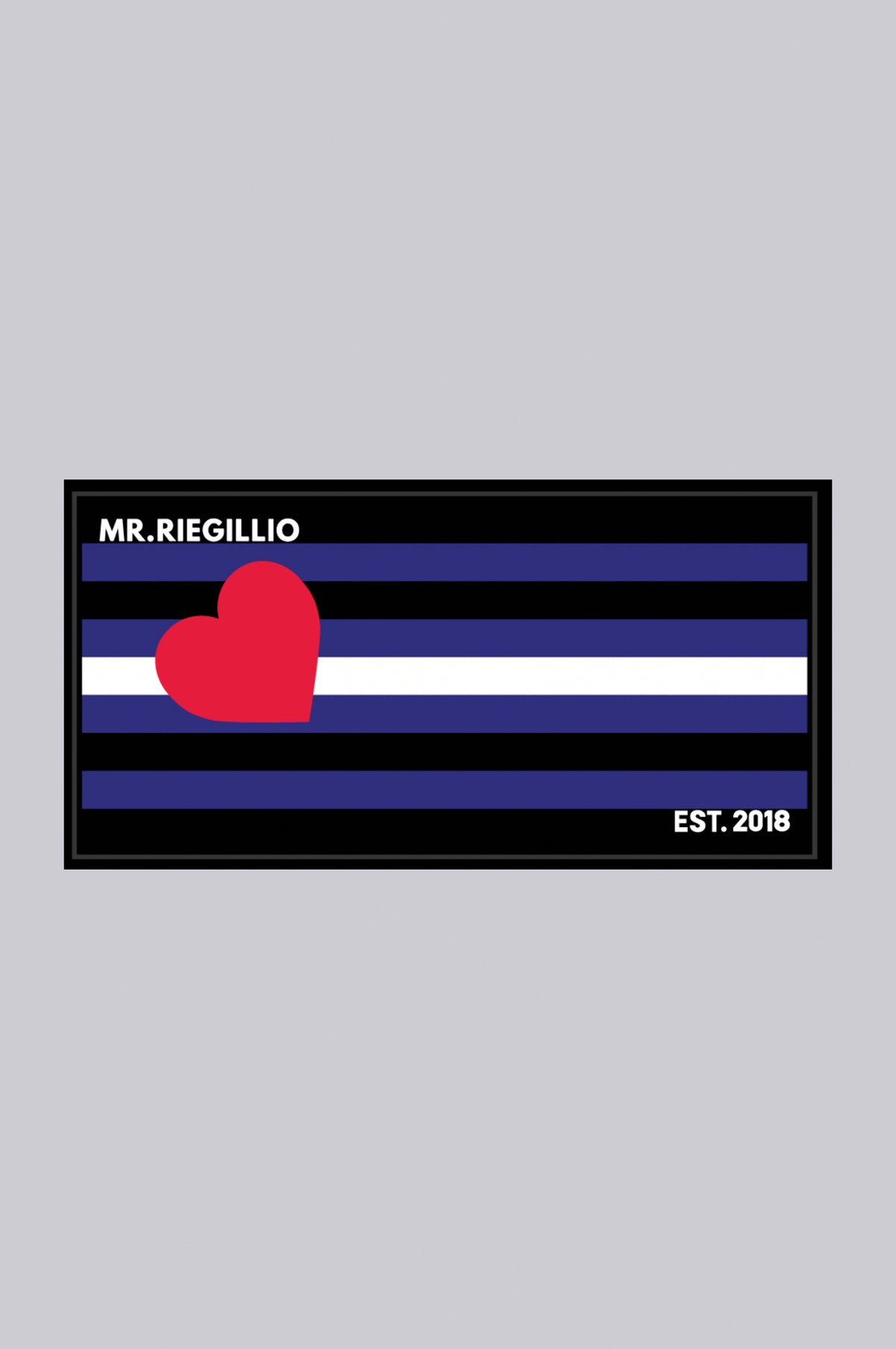 Rubber Velcro Patch - LEATHER FLAG