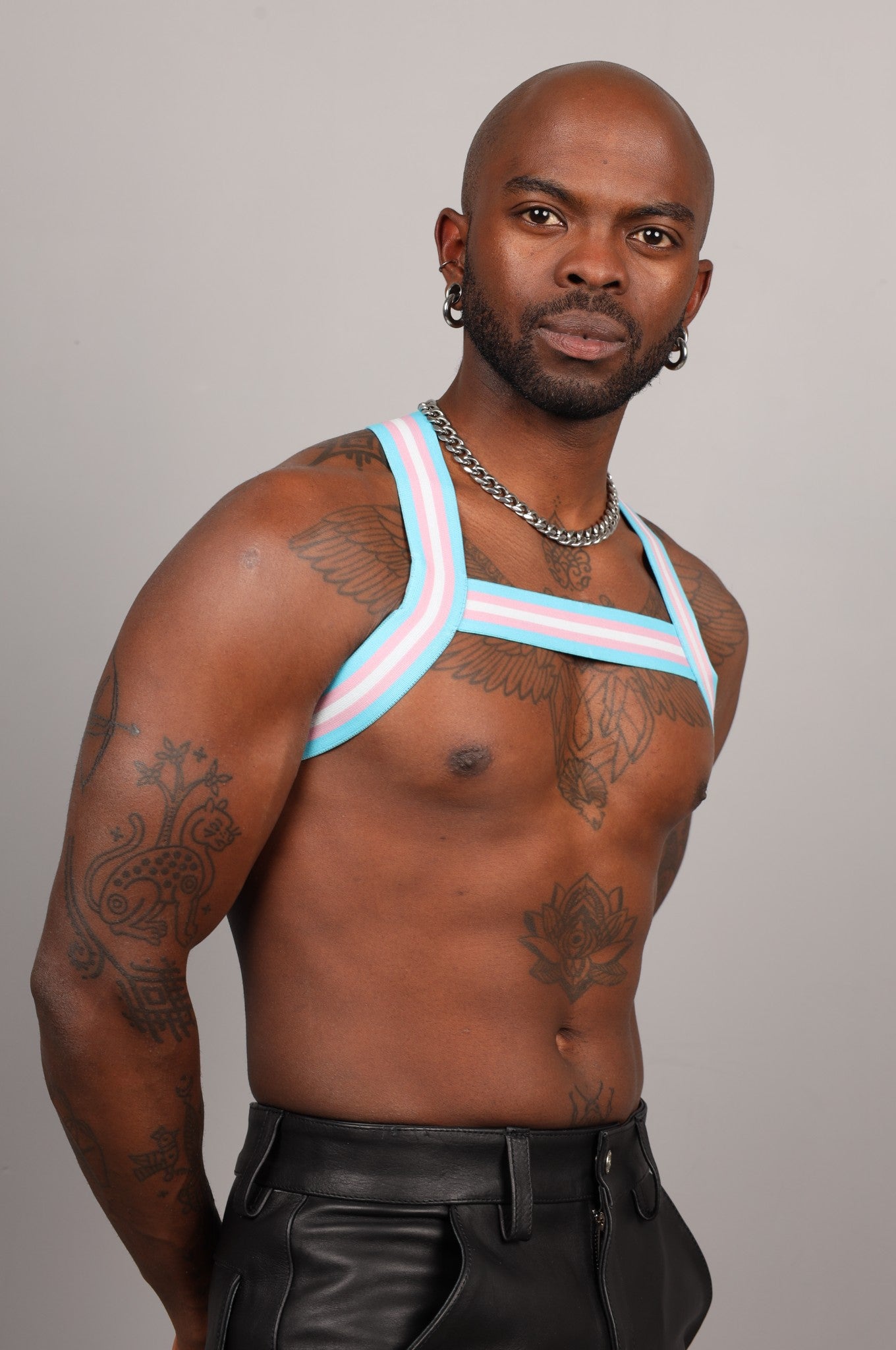 Elastic Harness - TRANSGENDER Flag