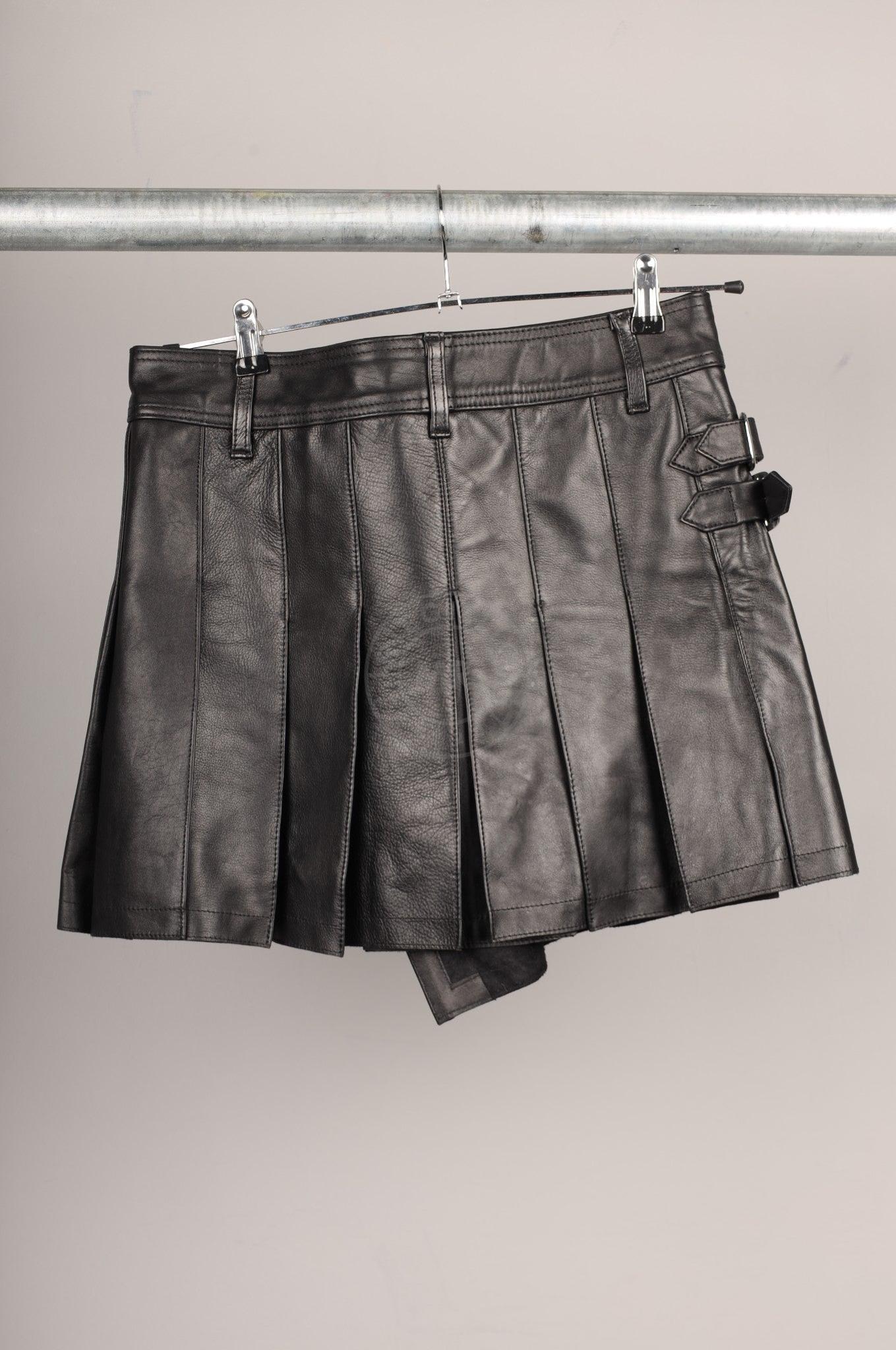#288 Cowhide Leather Kilt at MR. Riegillio