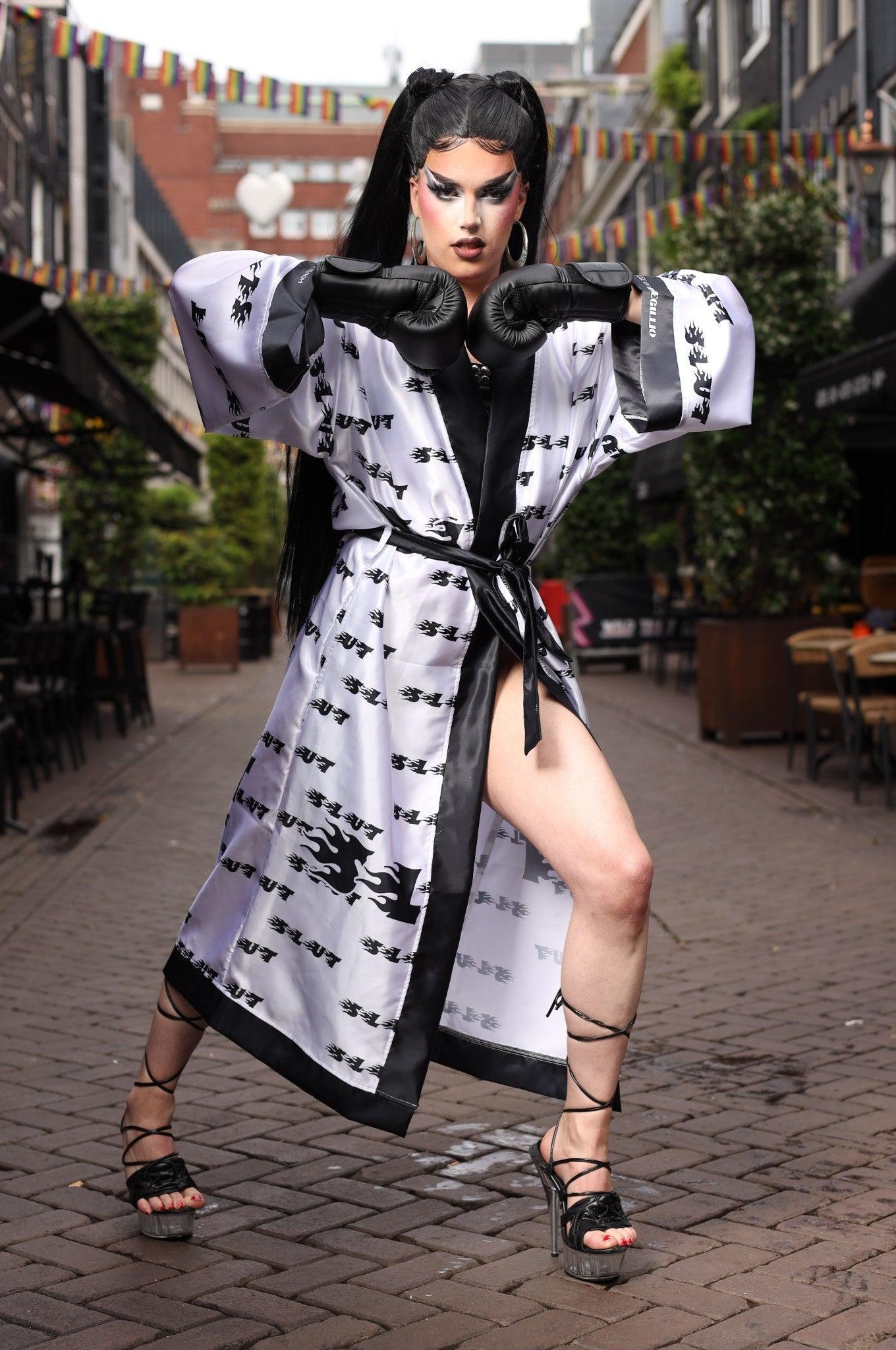 Slut Kimono - White at MR. Riegillio