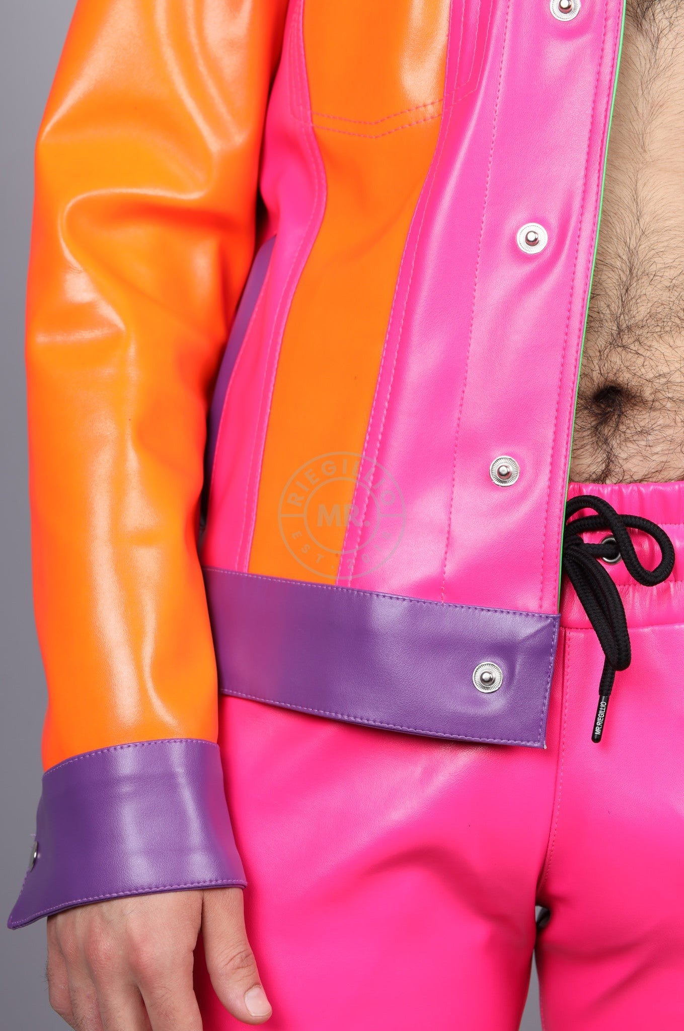 MR. Neon Colored Trucker Jacket at MR. Riegillio