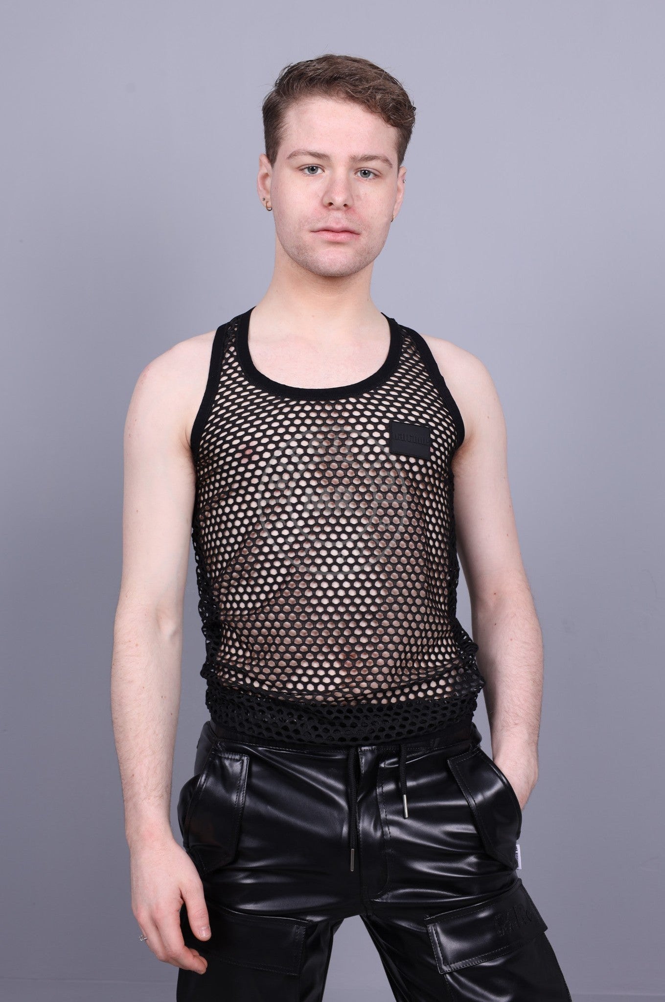 Barcode Tank Top Quenby - Black